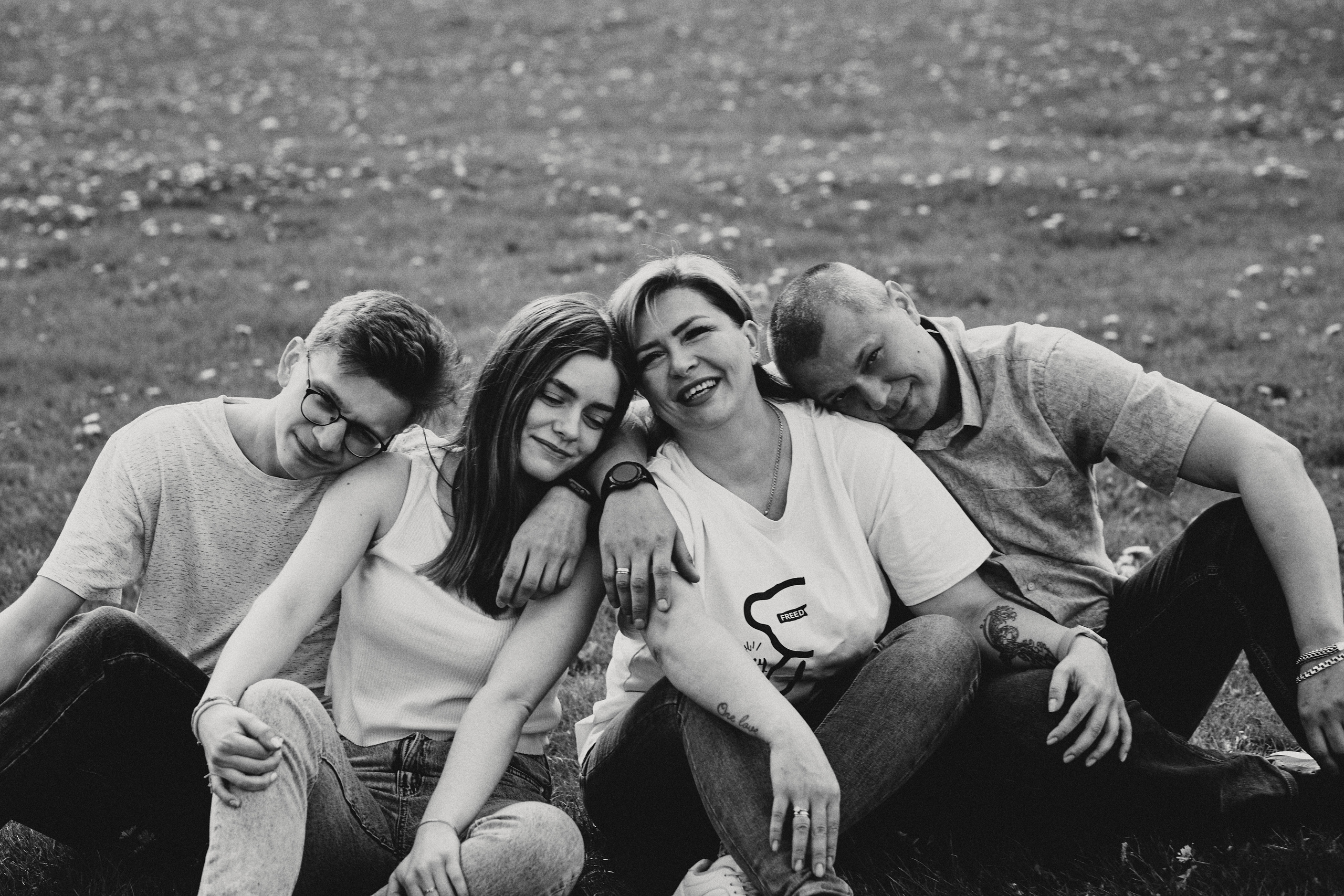 Оля, Вадим, Никита и Наташа. Портретный фотограф в Москве Ольга Крылова