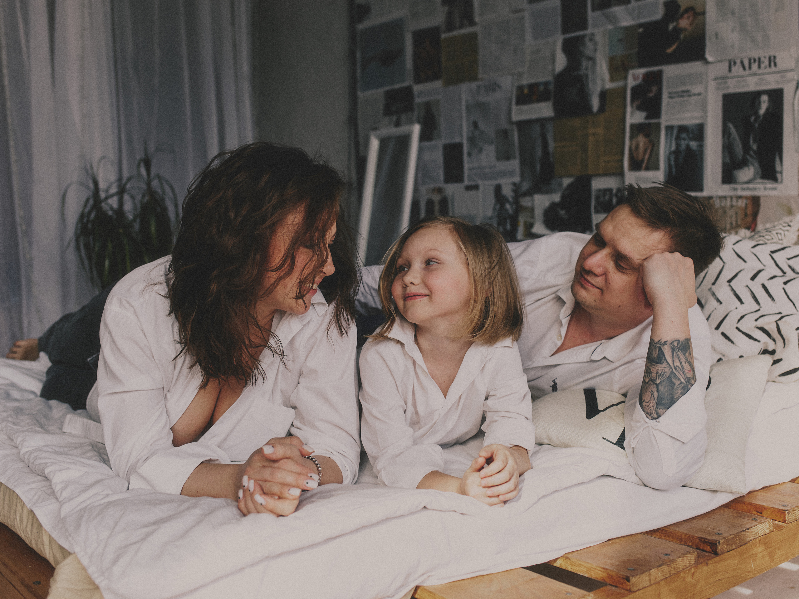 Денис, Юля и София. Портретный фотограф в Москве Ольга Крылова