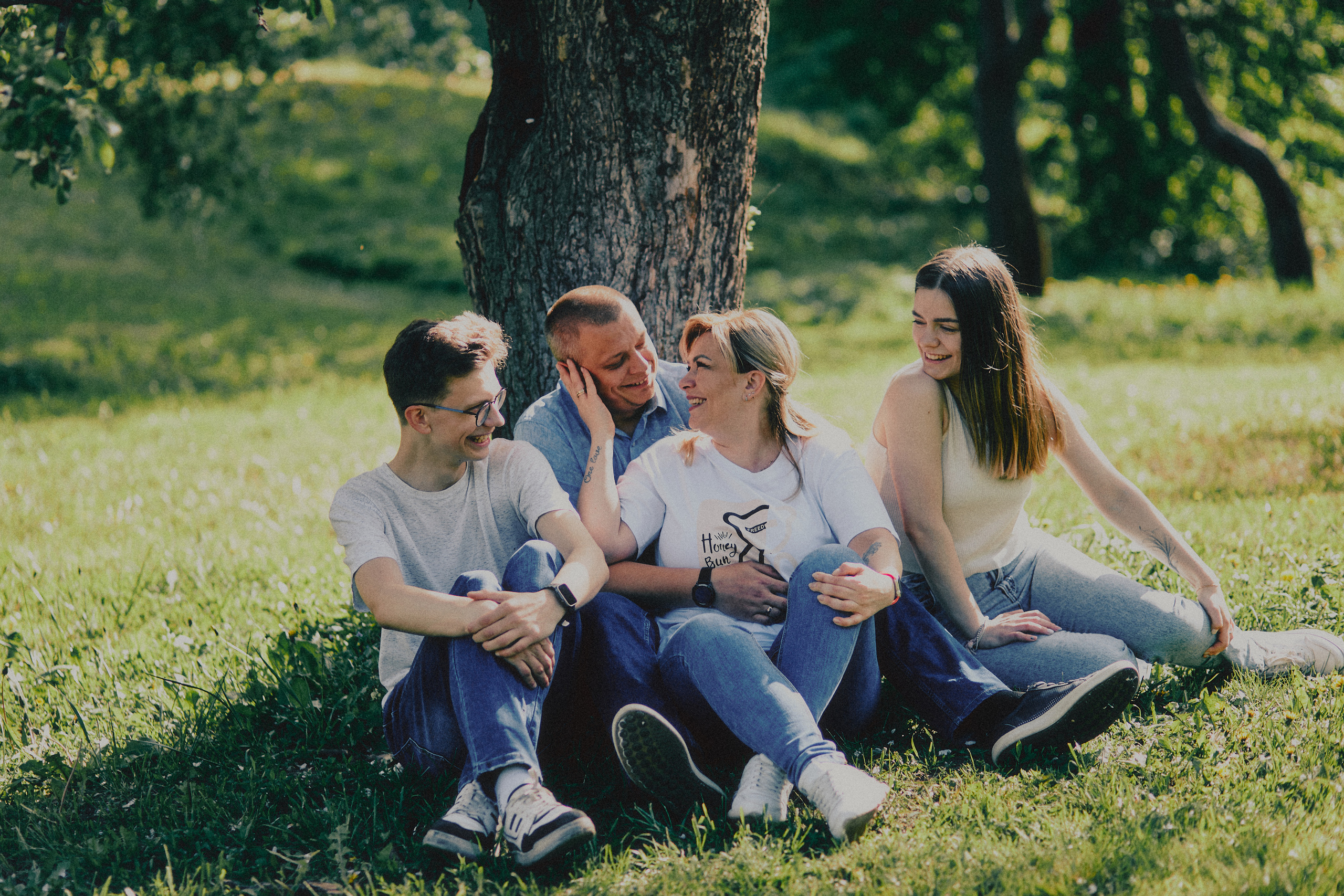 Оля, Вадим, Никита и Наташа. Портретный фотограф в Москве Ольга Крылова