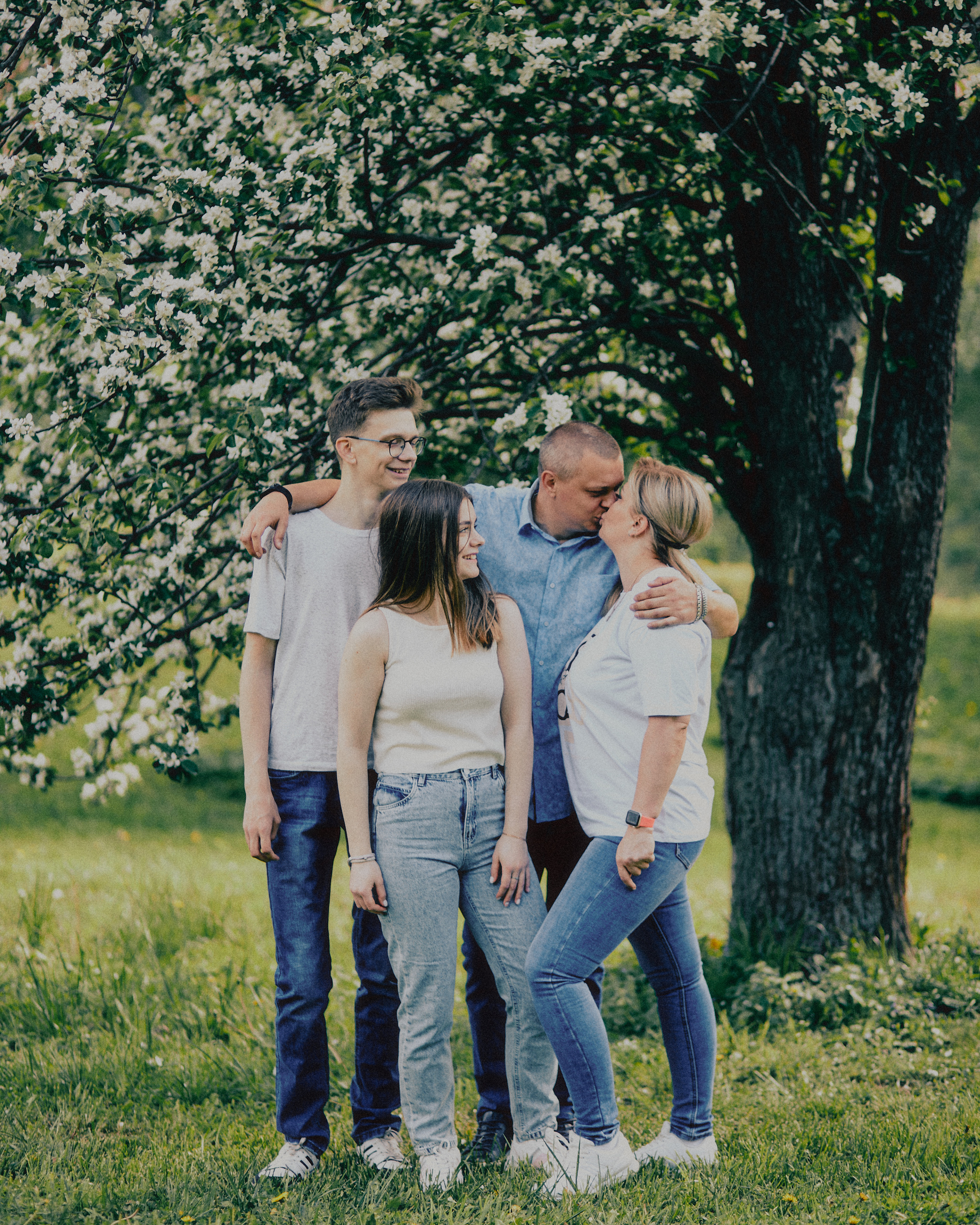 Оля, Вадим, Никита и Наташа. Портретный фотограф в Москве Ольга Крылова