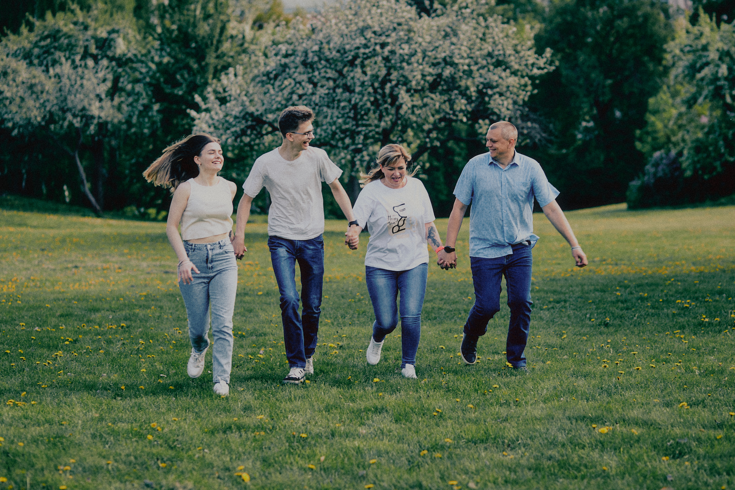 Оля, Вадим, Никита и Наташа. Портретный фотограф в Москве Ольга Крылова