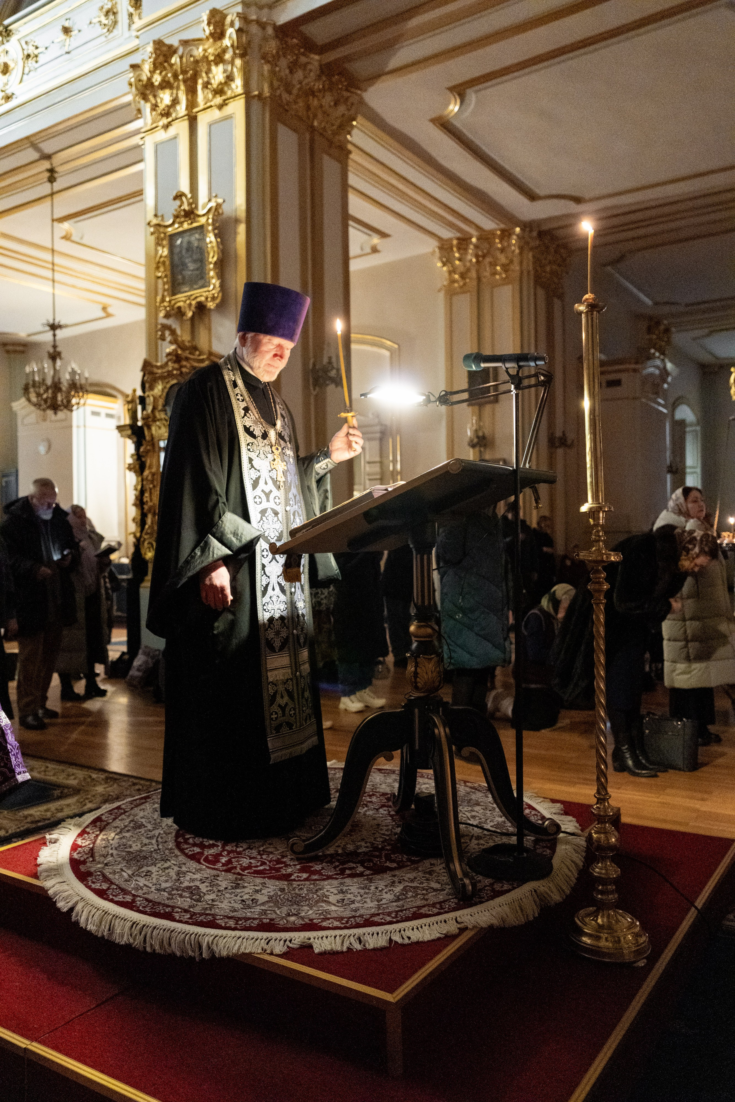 Великое повечерие с чтением Великого покаянного канона преп. Андрея Критского. НИКОЛО-БОГОЯВЛЕНСКИЙ МОРСКОЙ СОБОР