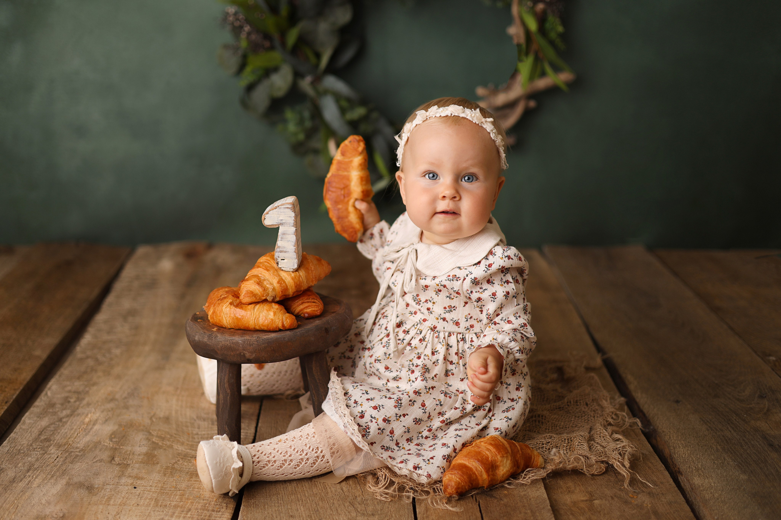 Детская фотосессия на 1 годик для Киры. Фотограф новорожденных Москва. Ньюборн фотограф Москва