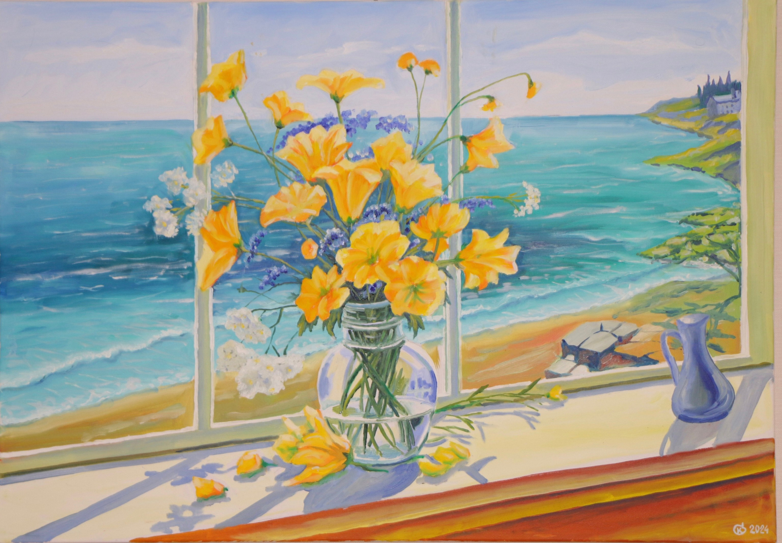 Крымский пейзаж. Продажа картин маслом на холсте в г. Ялта