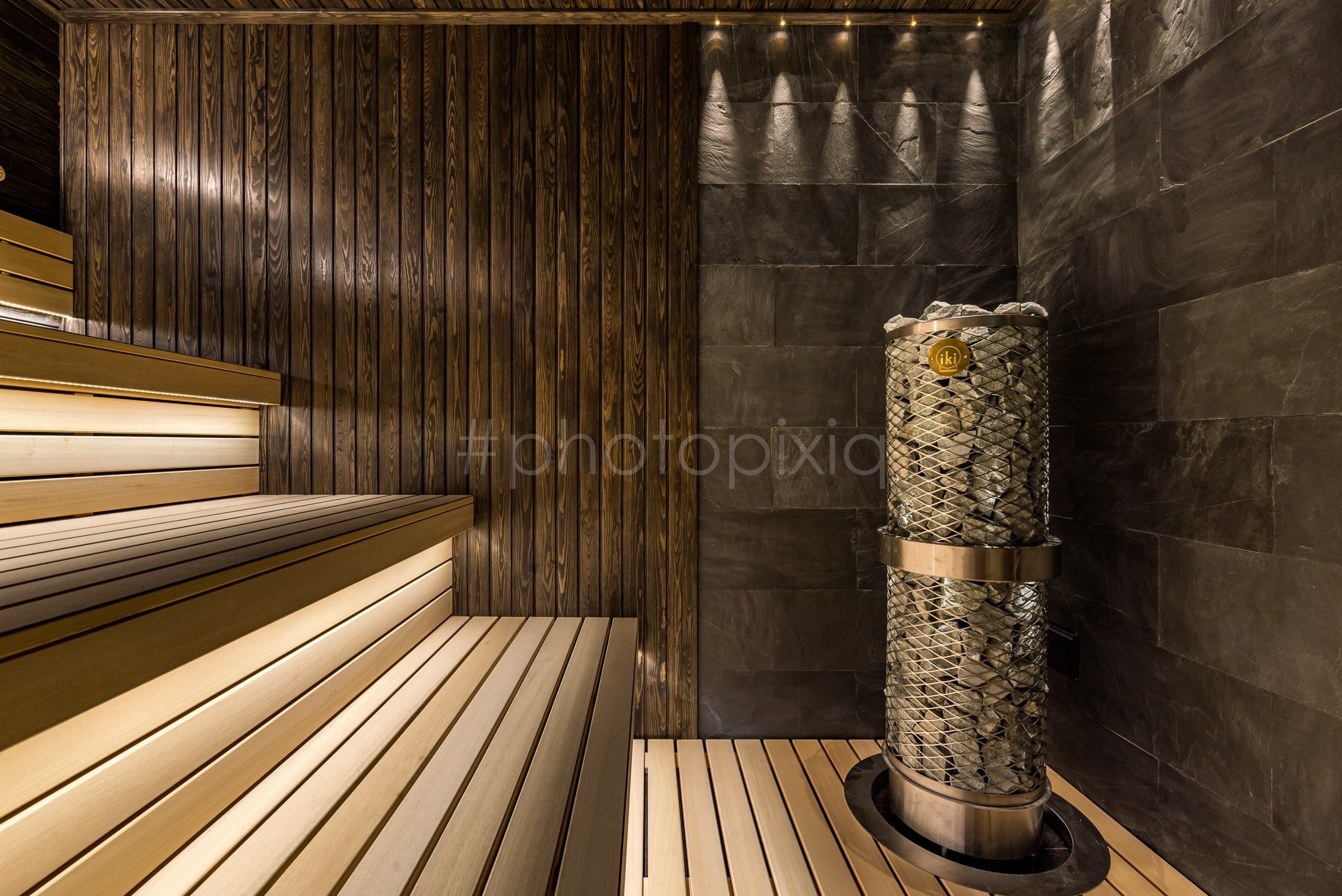 Фотосъёмка сауны для портфолио SaunaLight. Интерьерная съёмка и виртуальные туры — Интерьерный фотограф Кузнецов Сергей (photopixiq)
