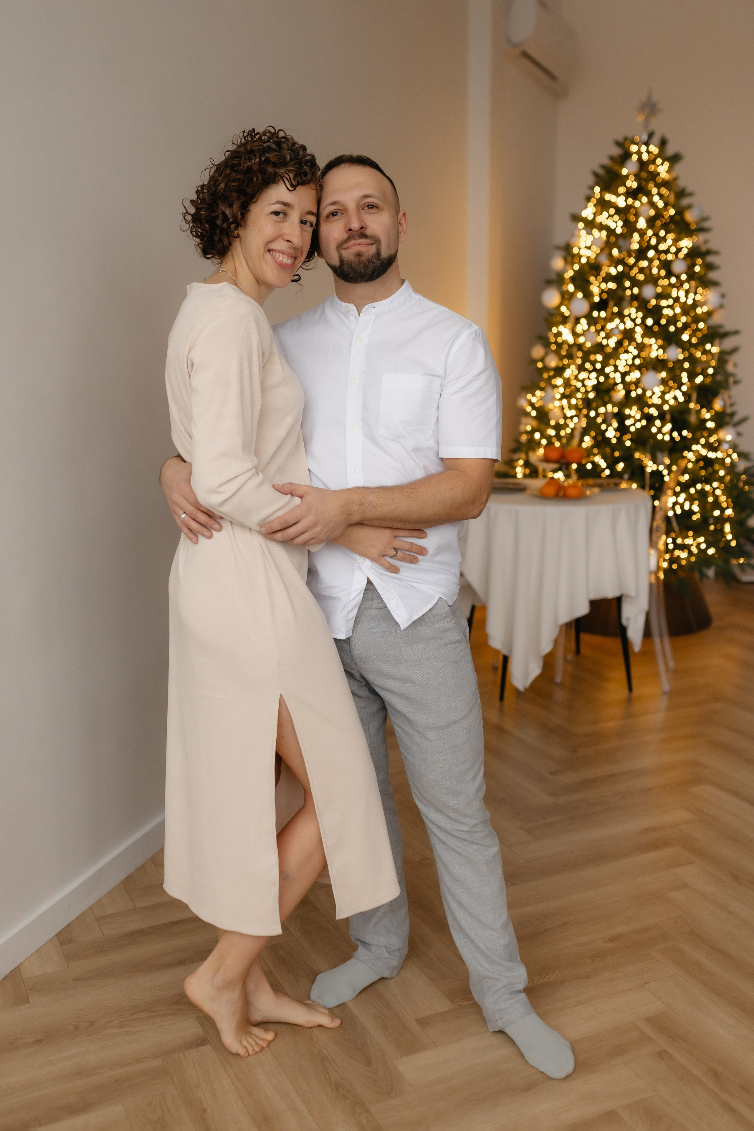 Семейная новогодняя съемка в студии. Семейный и портретный фотограф Нижний Новгород