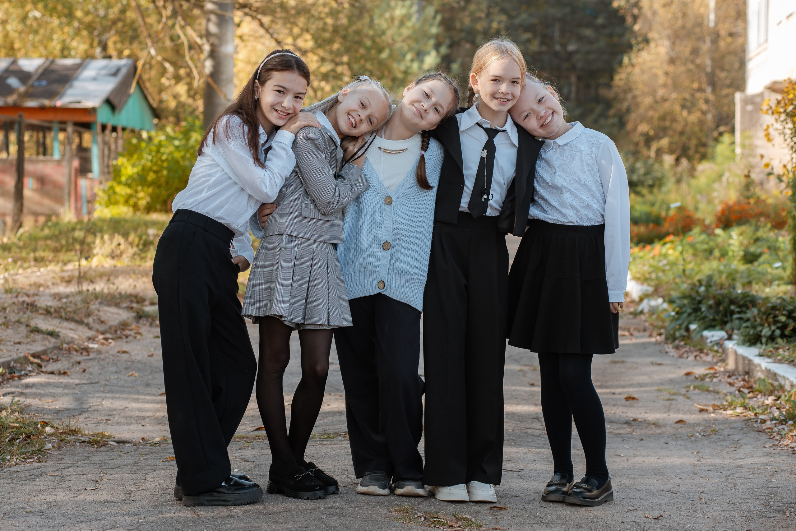 Школа № 19, 4 класс. Фотосессия для выпускной папки. Студия выпускных альбомов Остров