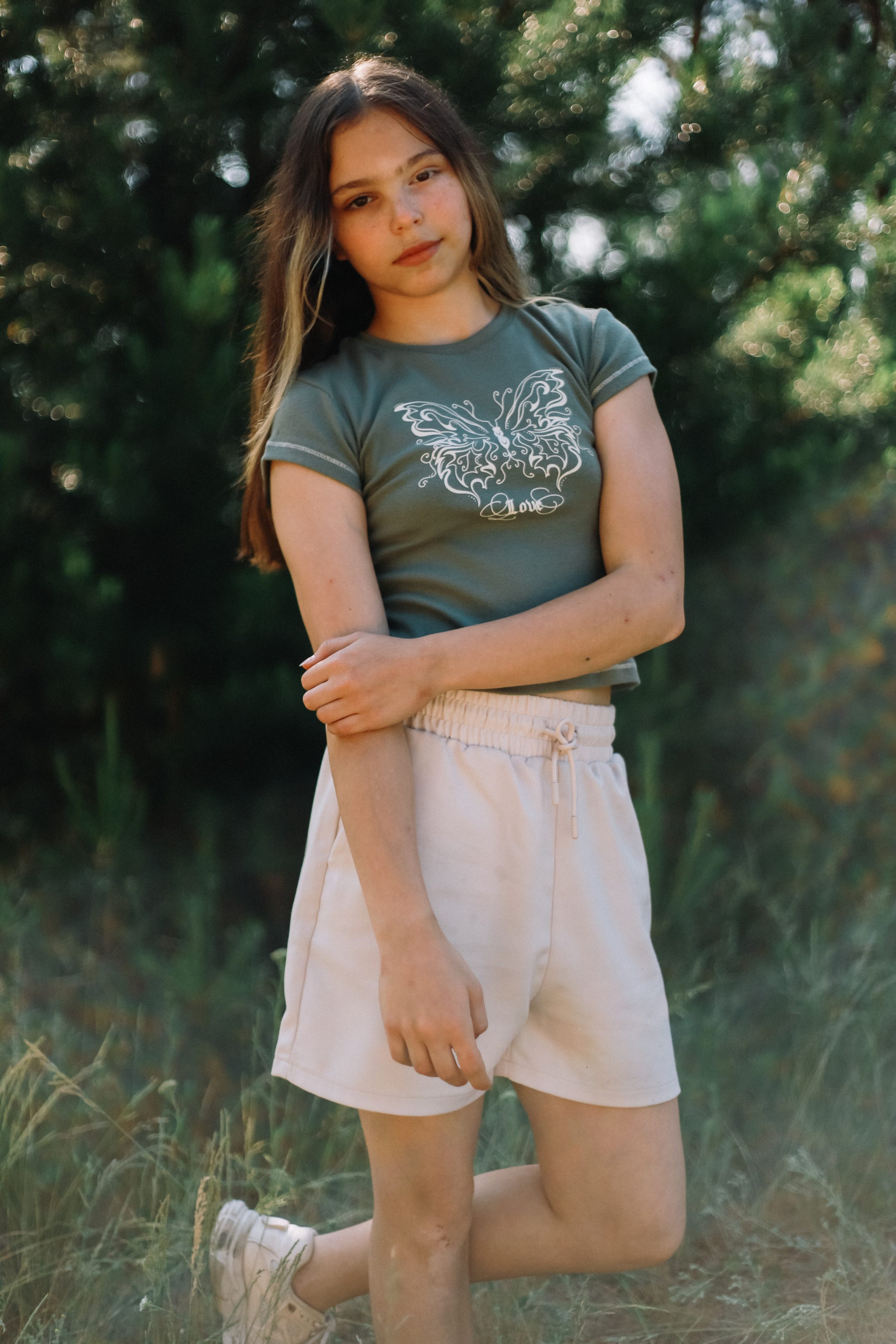 Семейная фотосессия утром на природе. Семейный фотограф в Томске Максимова Екатерина