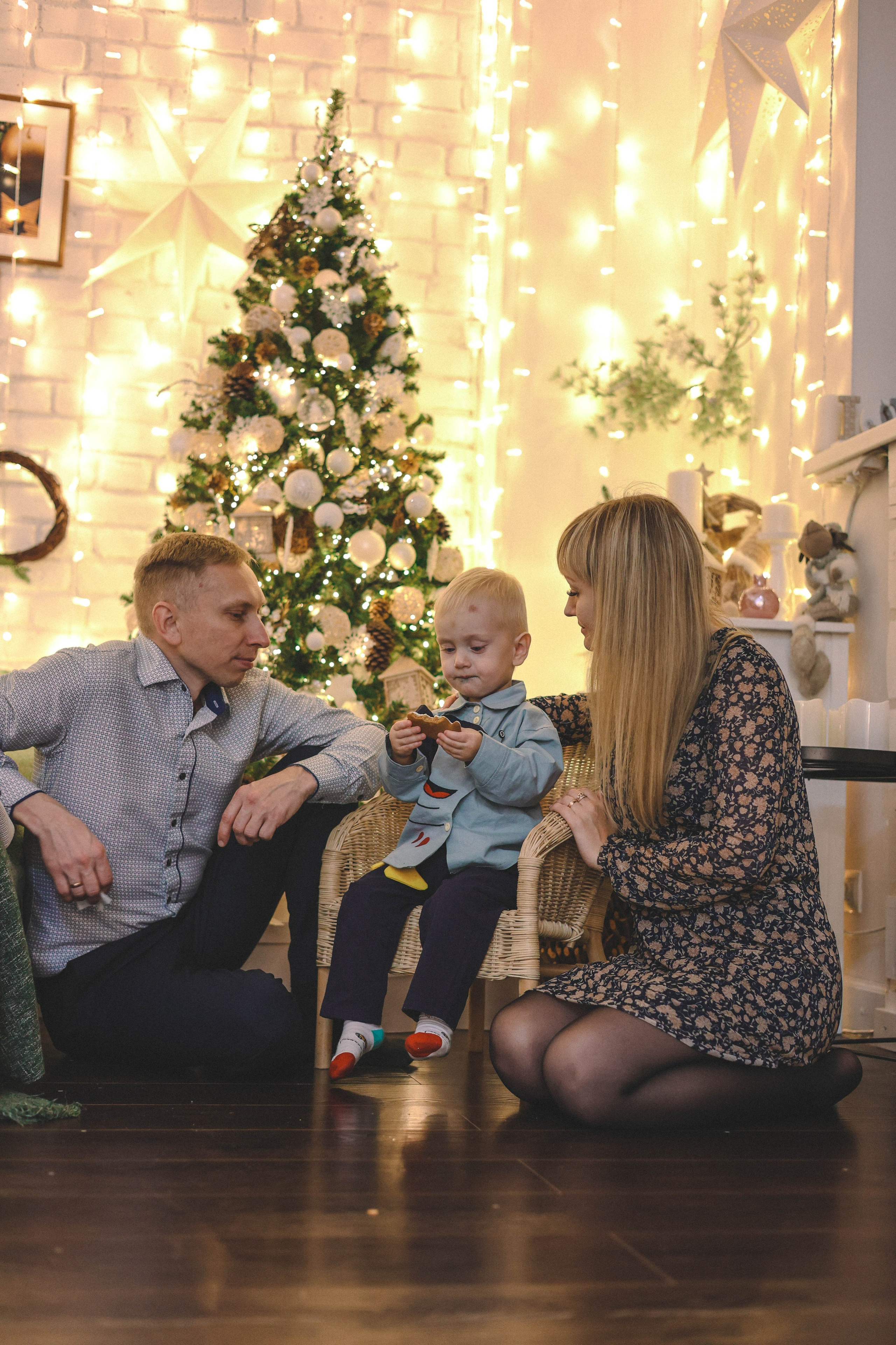 Новогодняя история «Мария и ее семья». Фотограф в Москве Анастасия Калинина