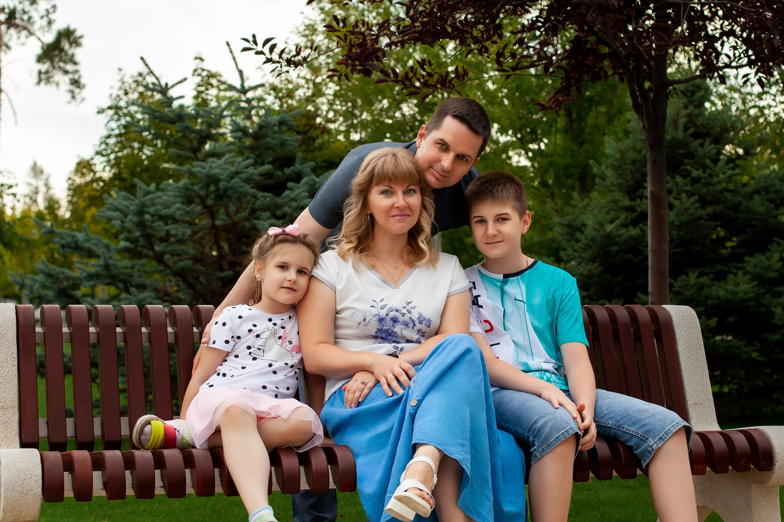 Семейная фотосессия в парке. Фотограф в Волгограде Норченко Светлана