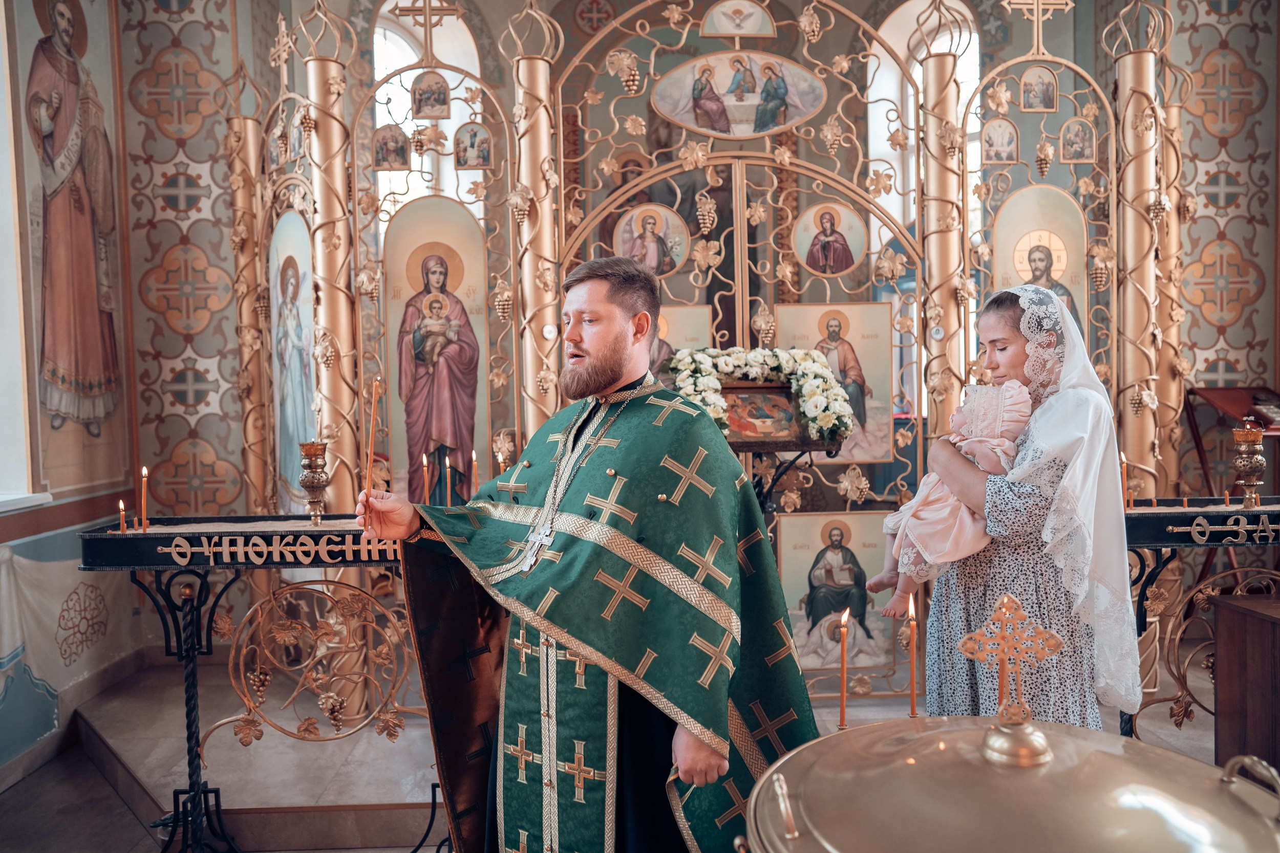 Крещение в храме ап.Андрея Первозванного г. Севастополь. Церковный фотограф Севастополь