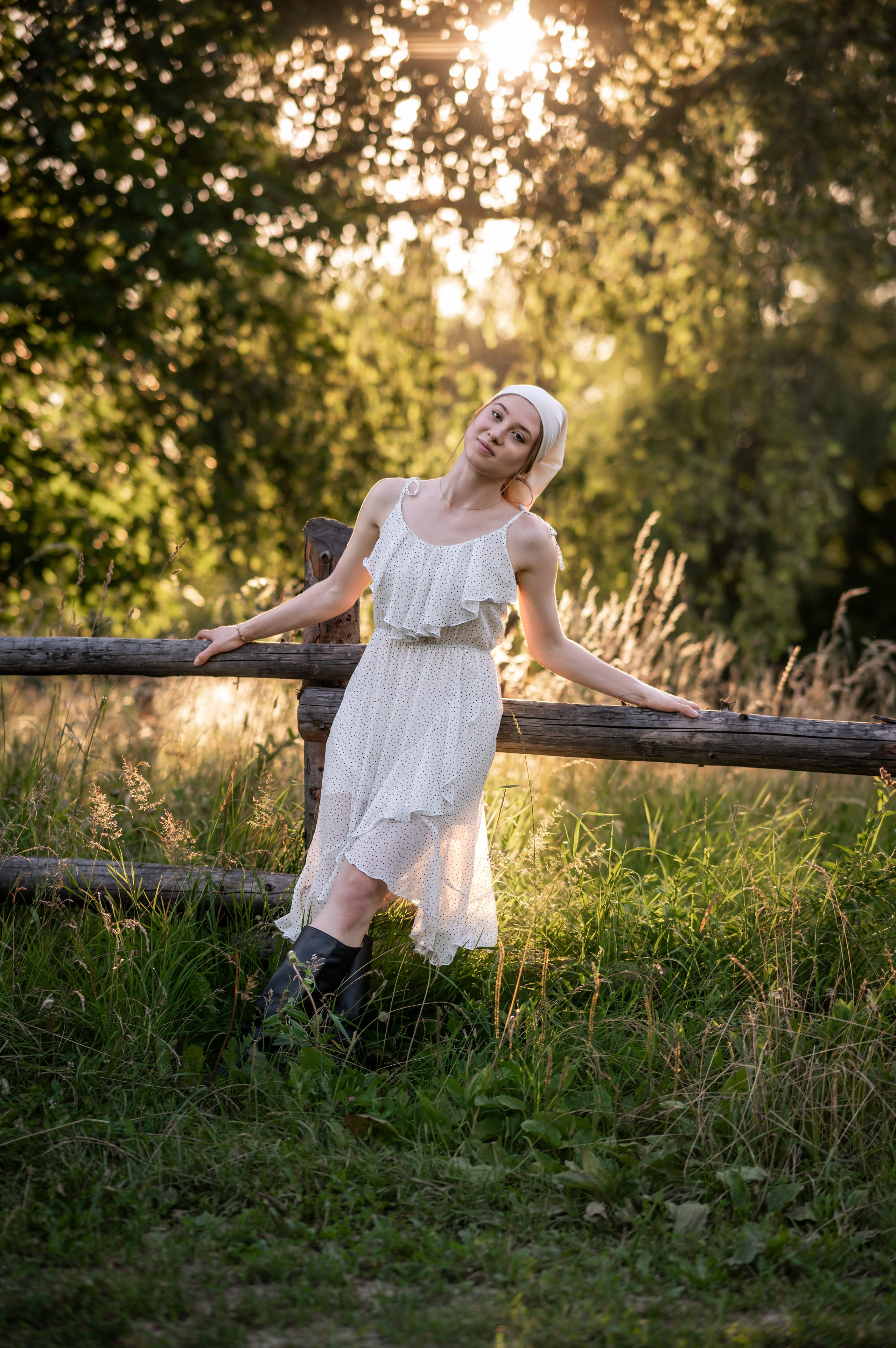 Анастасия в кинодеревне (Горки Ленинские)