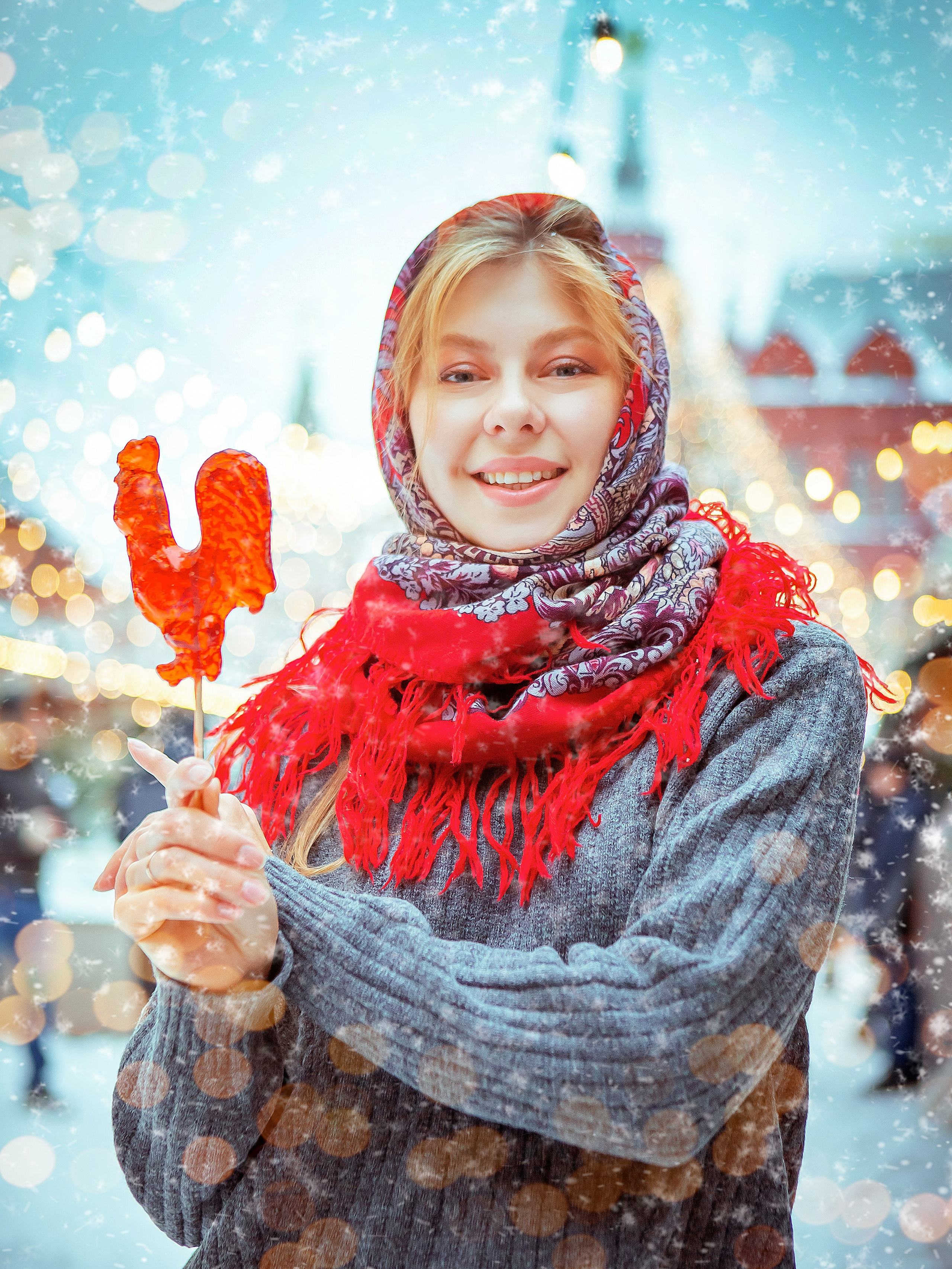 Новогодняя Москва. Алиса. Фотограф Мария Кольцова
