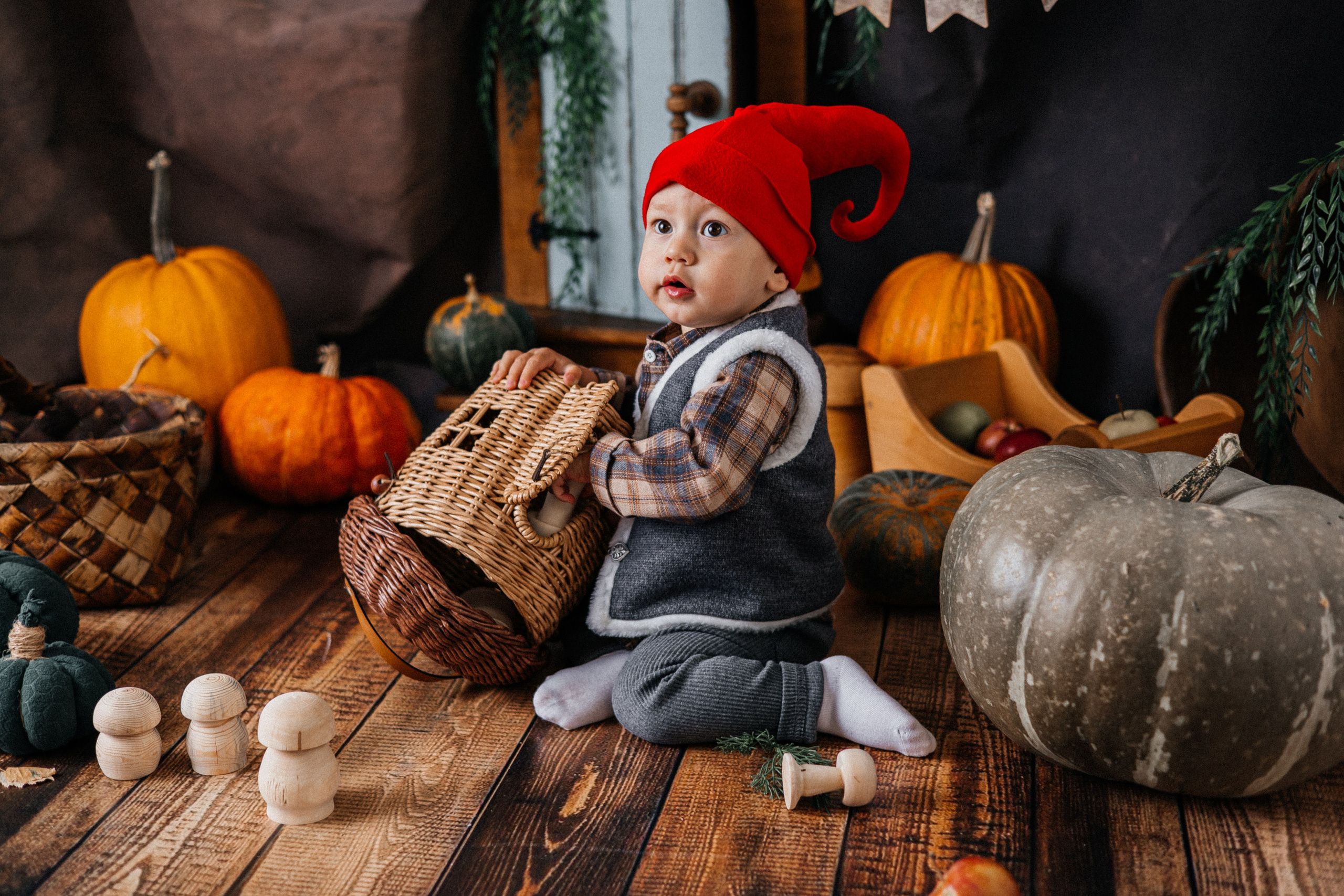 Гномы. Фотограф новорождённых Екатерина Боброва. Ульяновск