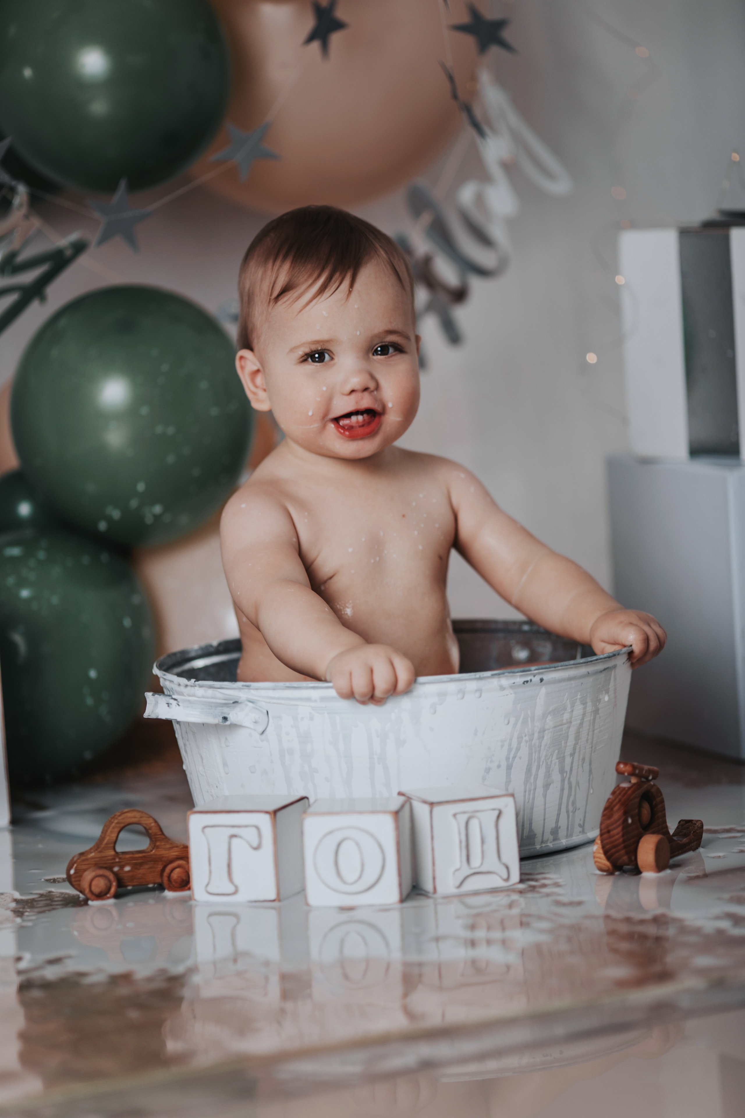 Молочная ванна. Фотограф новорождённых Екатерина Боброва. Ульяновск