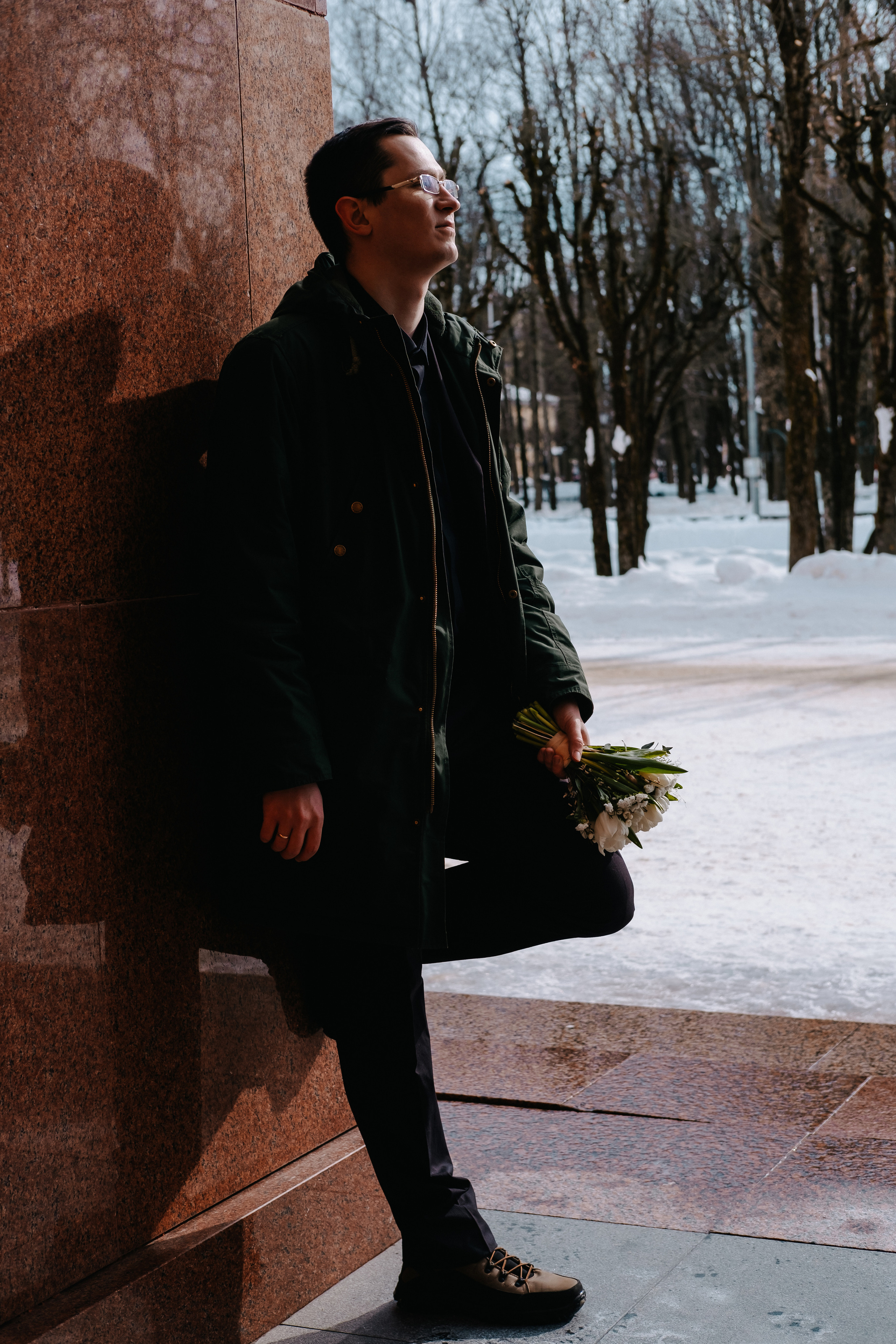 Морозная любовь Андрея и Екатерины. Фотограф Москва, Смоленск