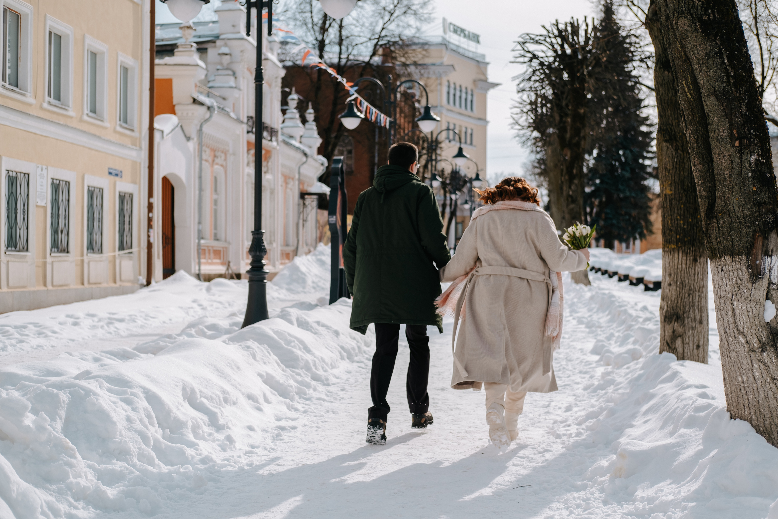 Морозная любовь Андрея и Екатерины. Фотограф Москва, Смоленск
