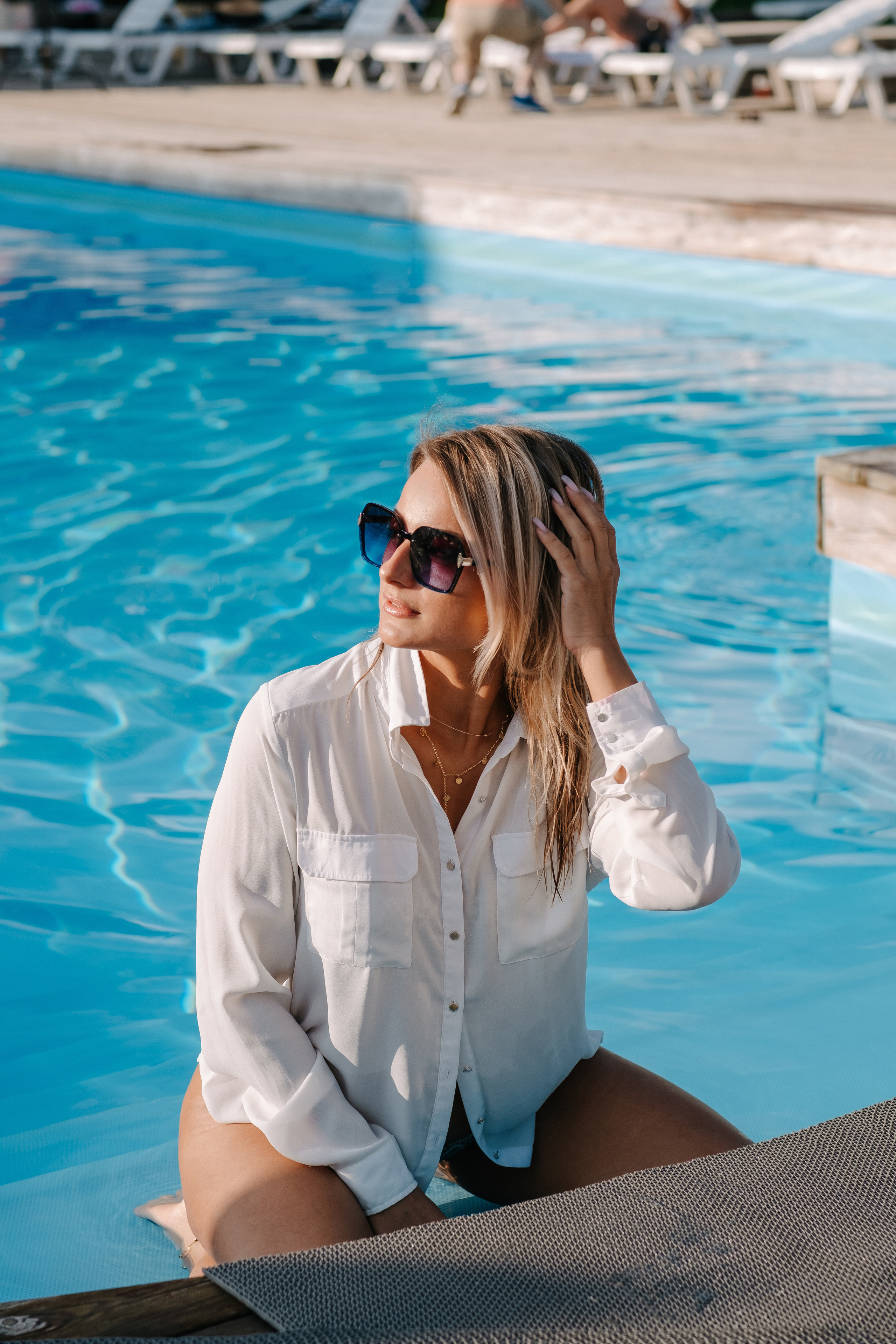 Танцы у бассейна. Фотограф Москва, Смоленск