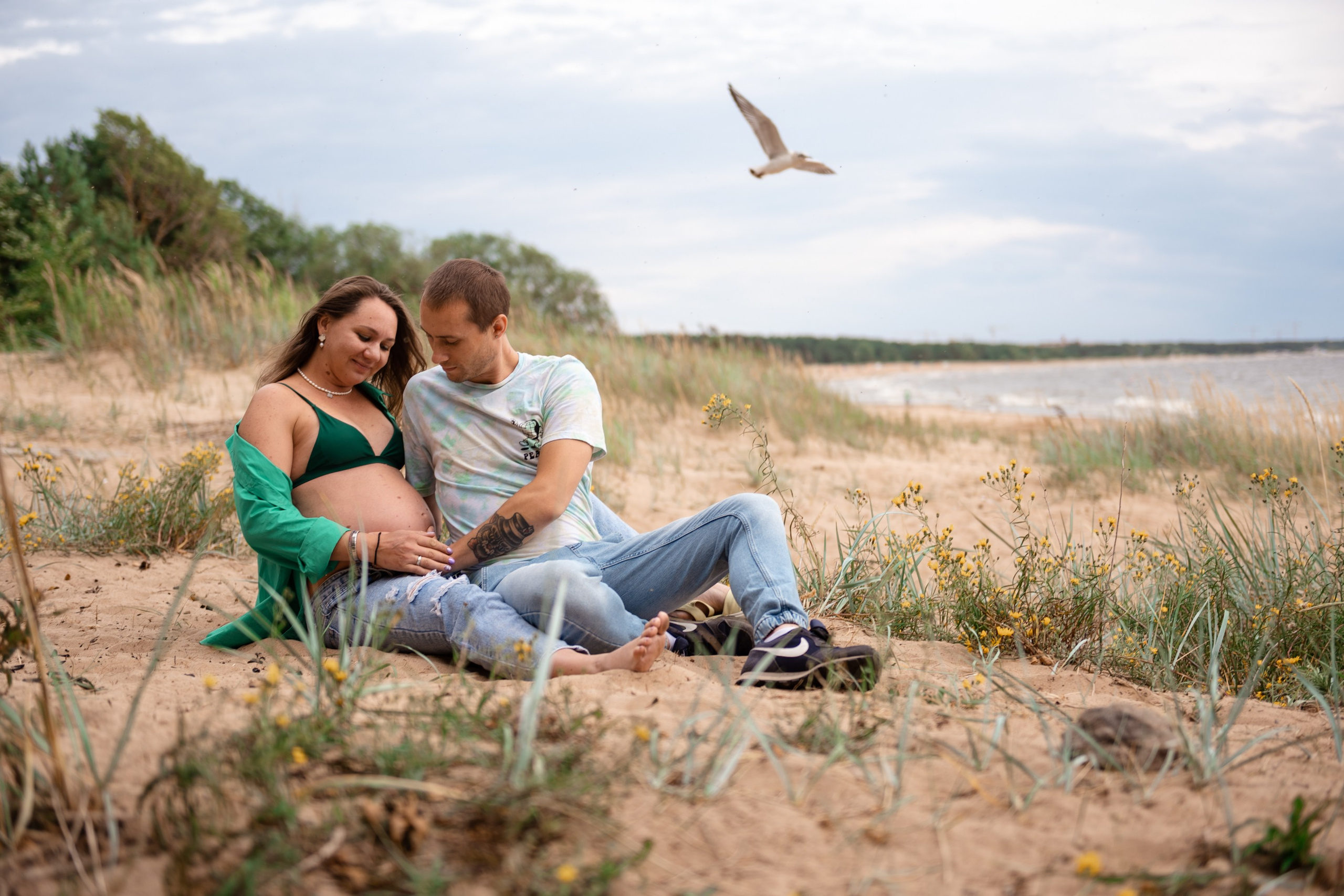 Финский залив. Мы тебя ждем, малыш!. Свадебный и семейный фотограф София Невская
