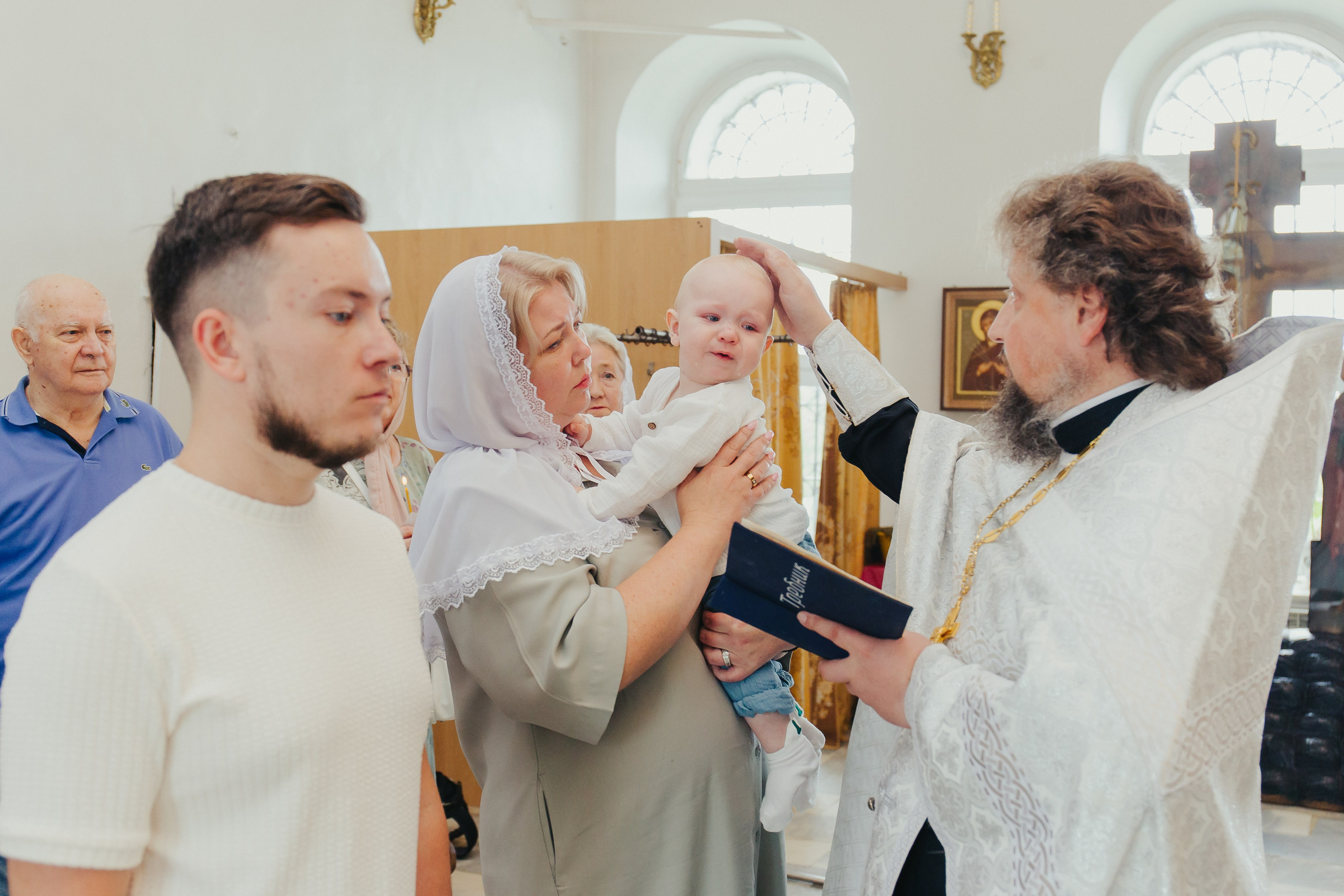 Фотосъемка Крещения в Сергиевом Посаде. Фотограф новорожденных и детский в Сергиевом Посаде Кругликова Юлия