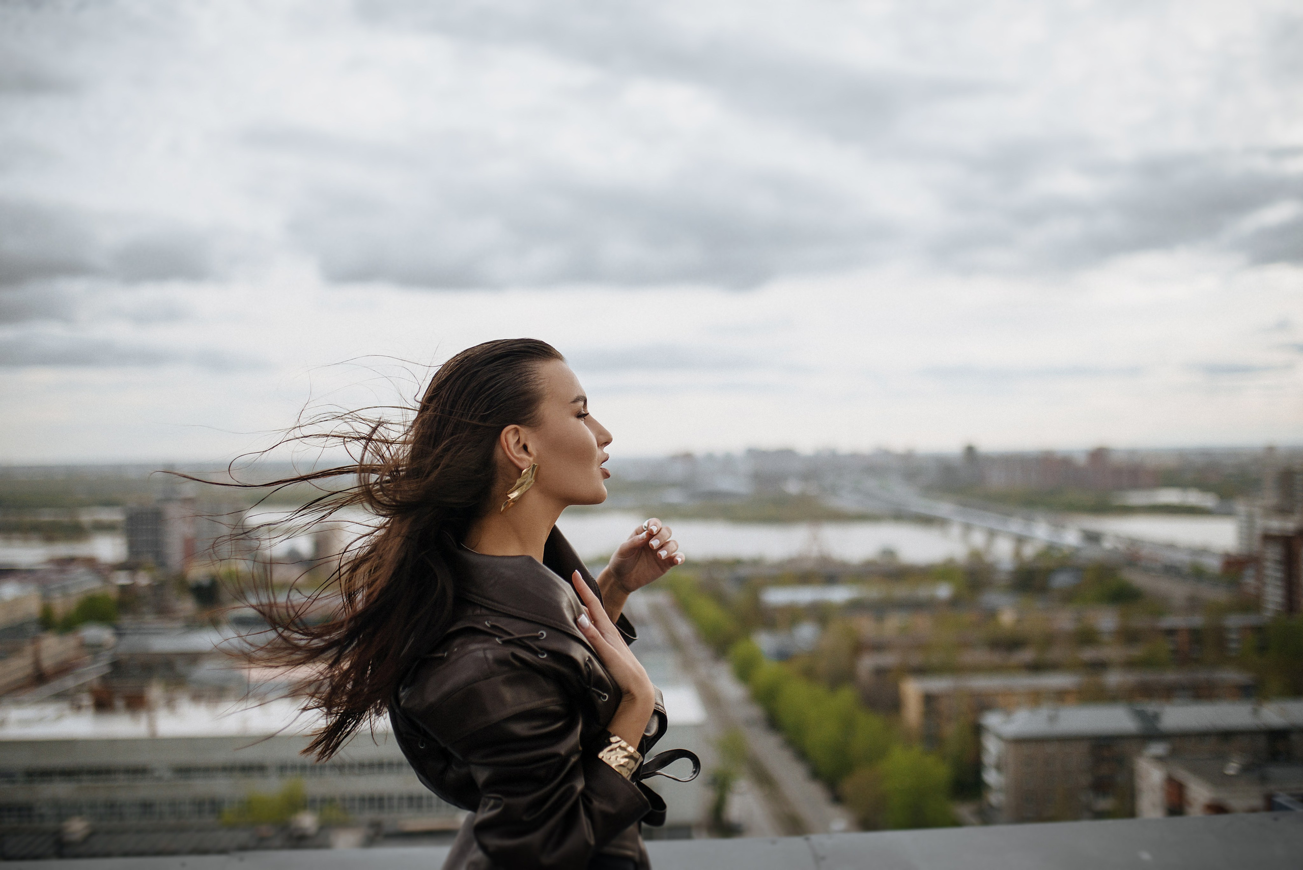 Фотосессия в Новосибирске: Сексуальный образ на крыше с видом на реку |Дарья Едапина. Фотограф Дарья Едапина Новосибирск