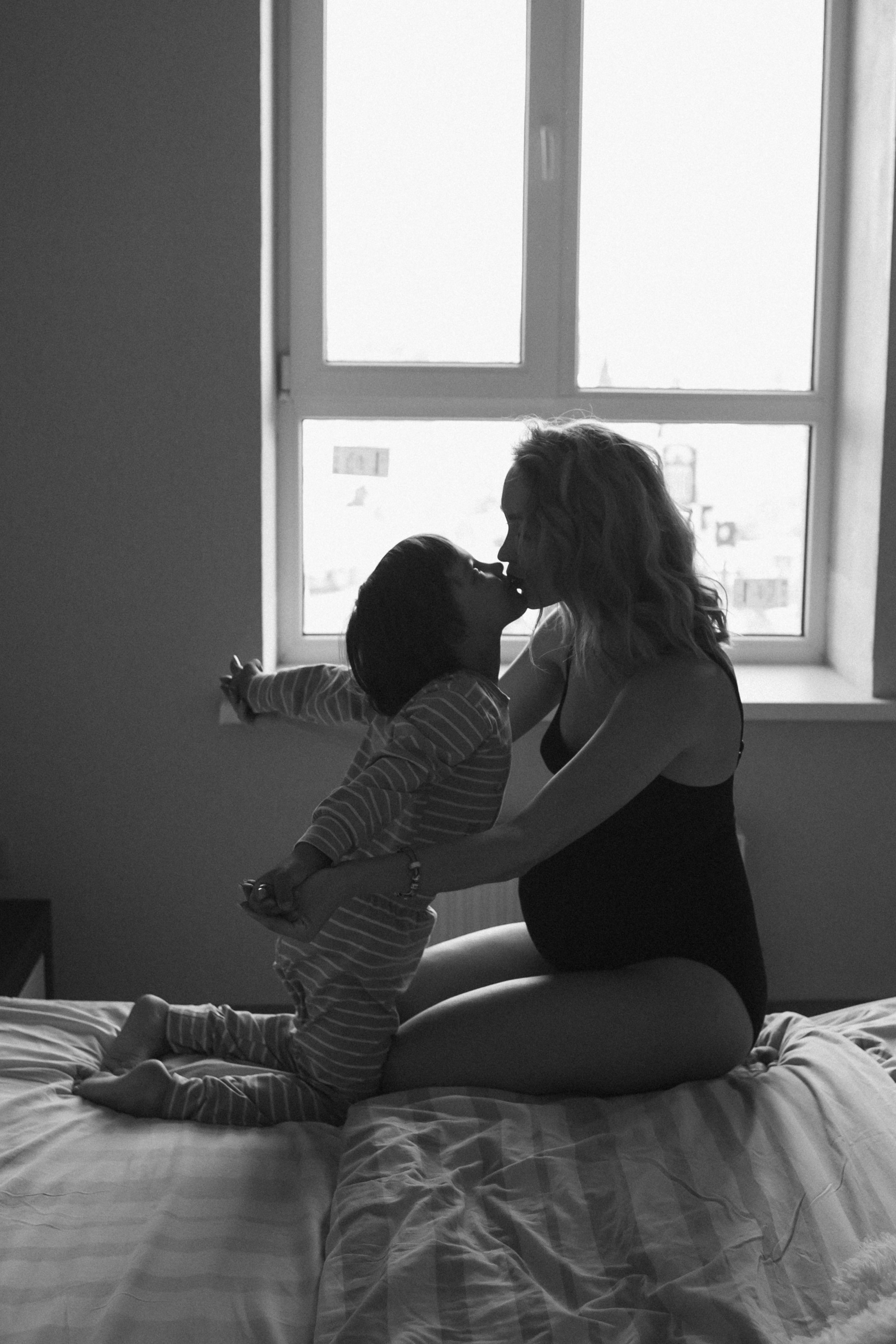 Домашняя фотосессия Оля + Евгений + Даня. Свадебный и семейный фотограф г. Волгоград Биленко Ангелина