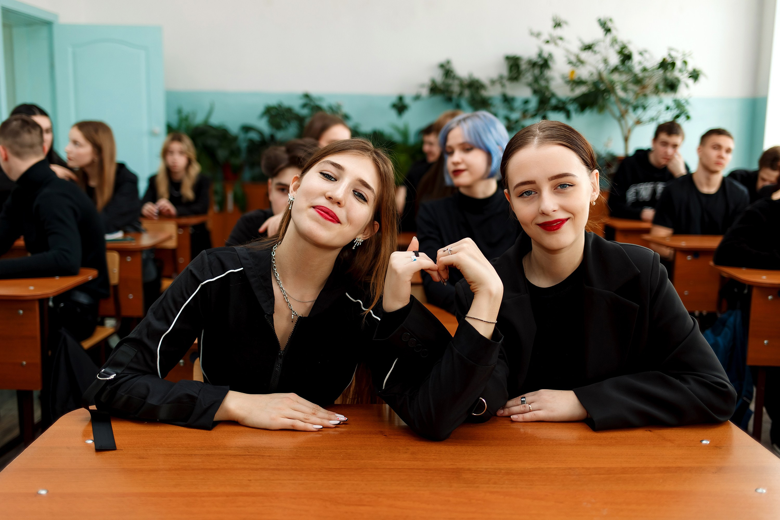 11 класс съемка в школе. Фотограф Любовь Корниенко, Примоский край