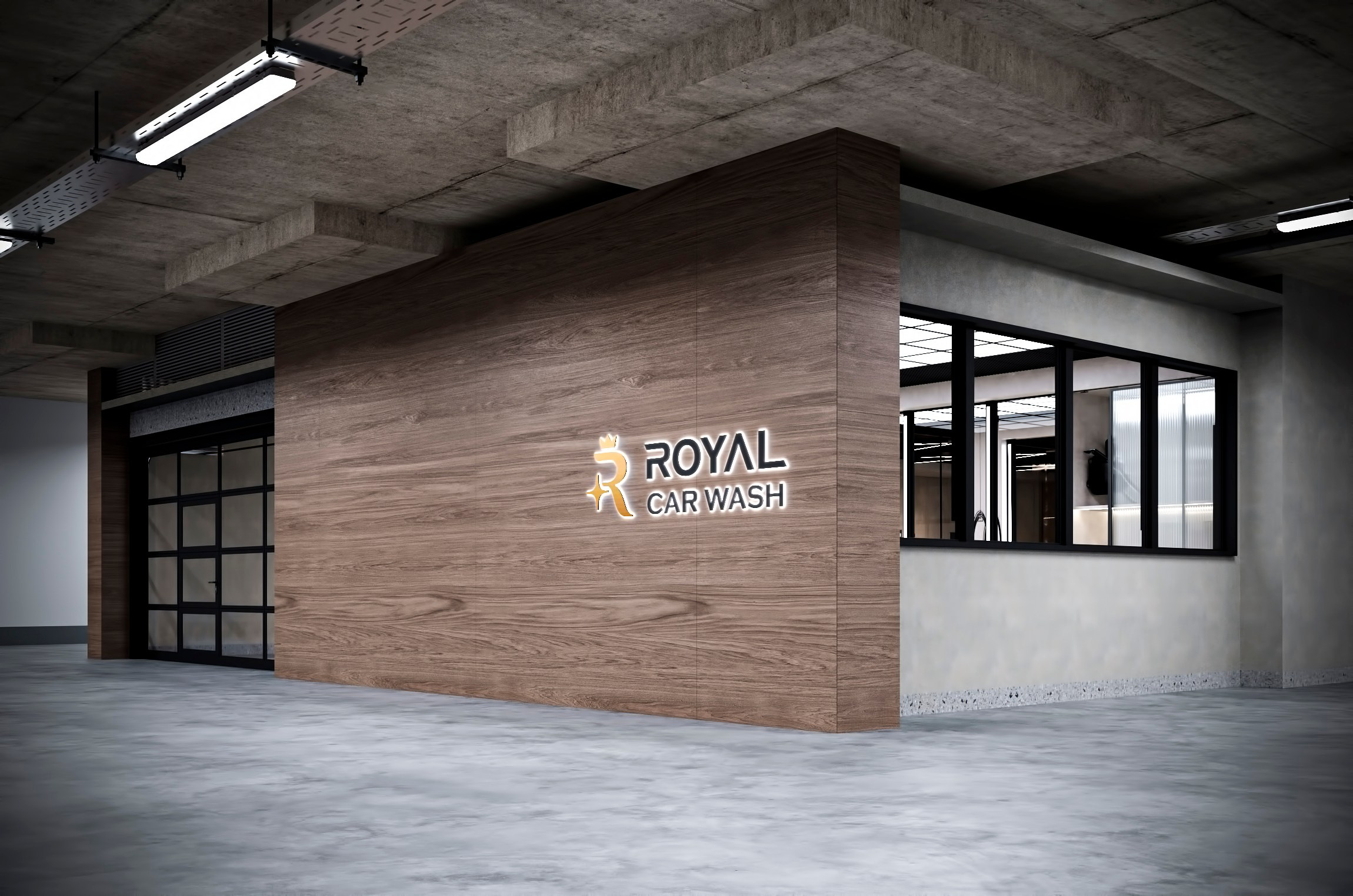 Royal Carwash — Автомоечно-детейлинговый комплекс, г. Астана. Дизайн интерьера и экстерьера в Санкт-Петербурге Яна Емельянова