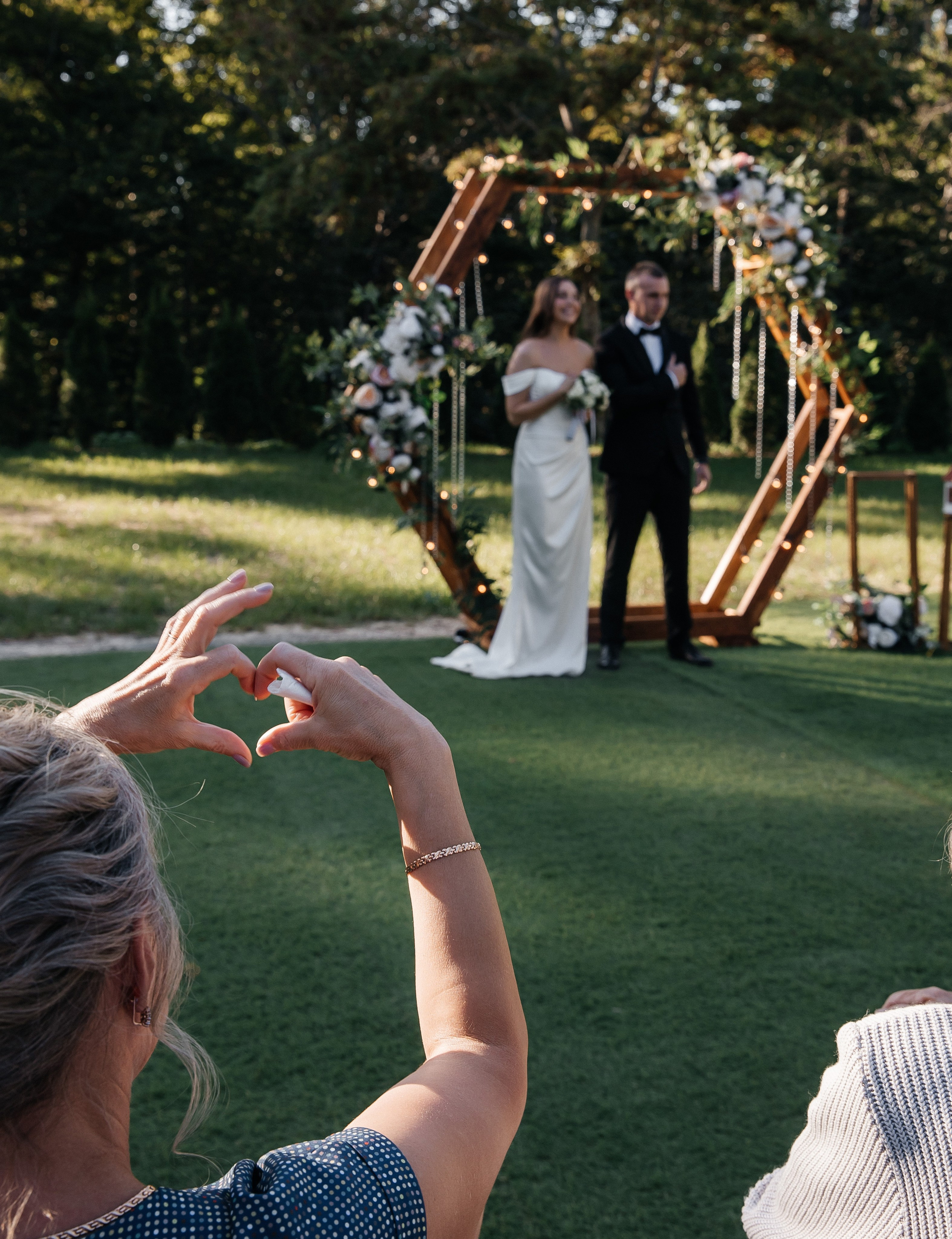 Свадьба на открытом воздухе. Свадебный и семейный фотограф в Москве Олеся Подколзина