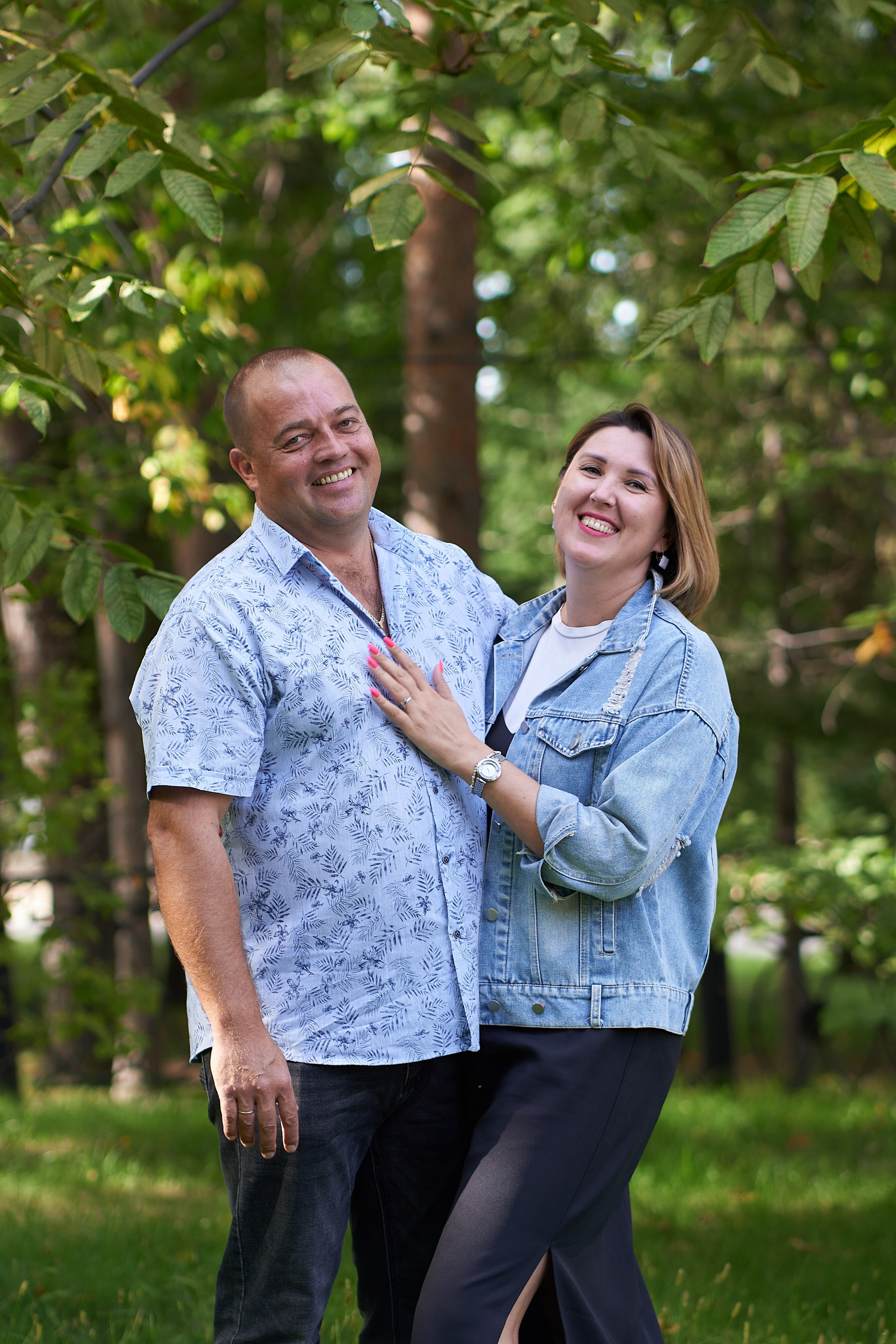 Прогулка с семьёй. Анна Катасонова