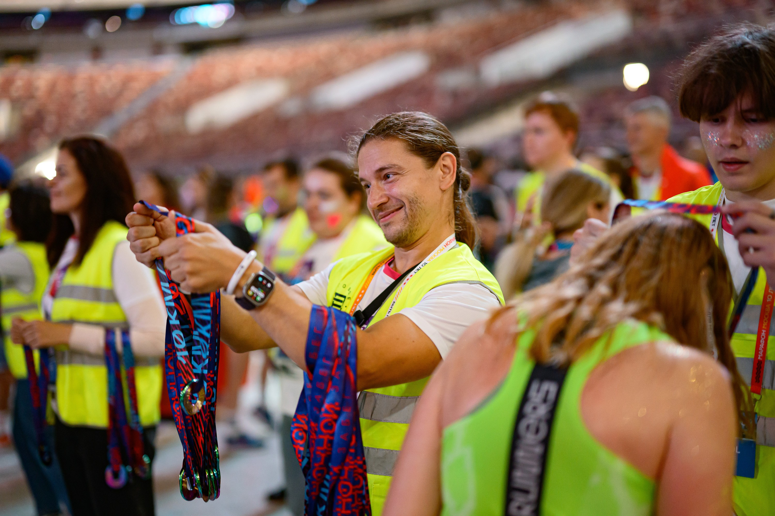 Ночной забег 2024. Репортажный фотограф Сергей Квартальнов