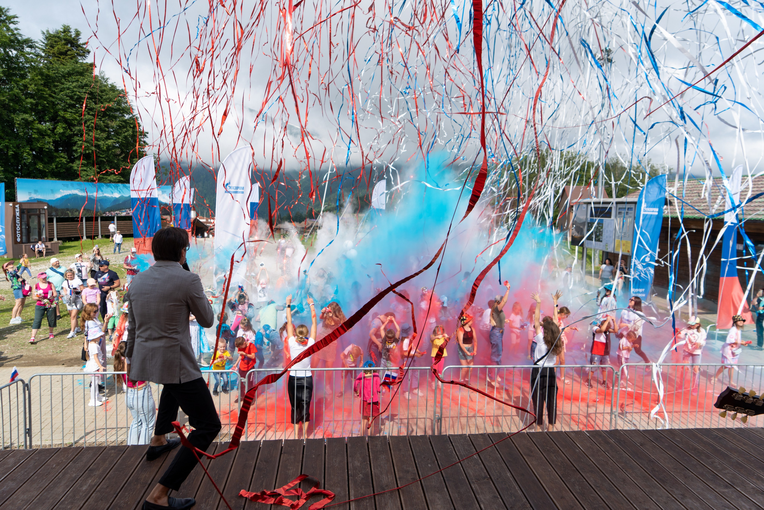 День России на курорте Газпром 2023. Репортажный фотограф в Красной Поляне и Сочи Павлюченко Екатерина