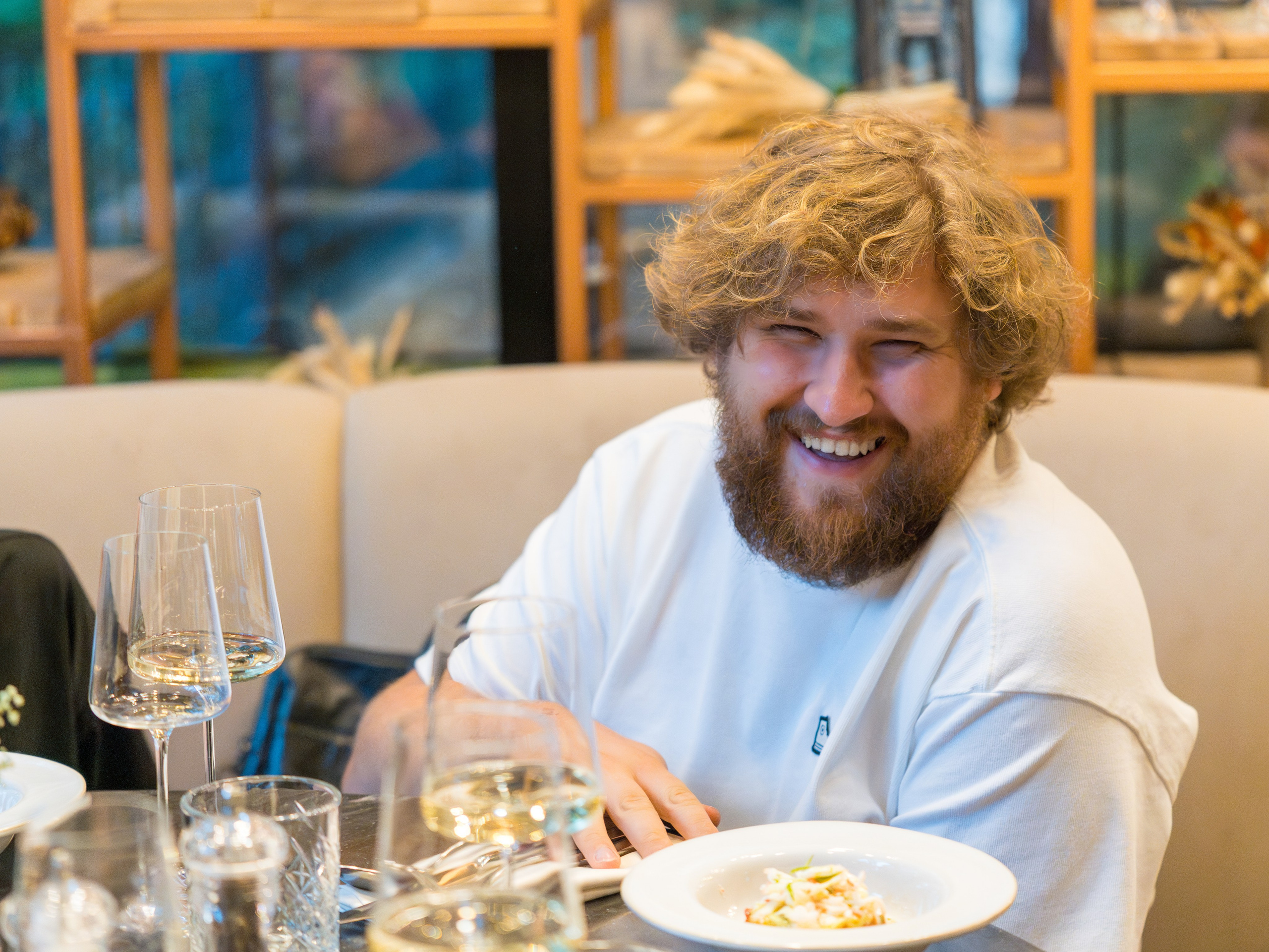 Гастрономический ужин «Лесная Италия» с Мирко Дзаго в ресторане RiverSide. Репортажный фотограф в Красной Поляне и Сочи Павлюченко Екатерина