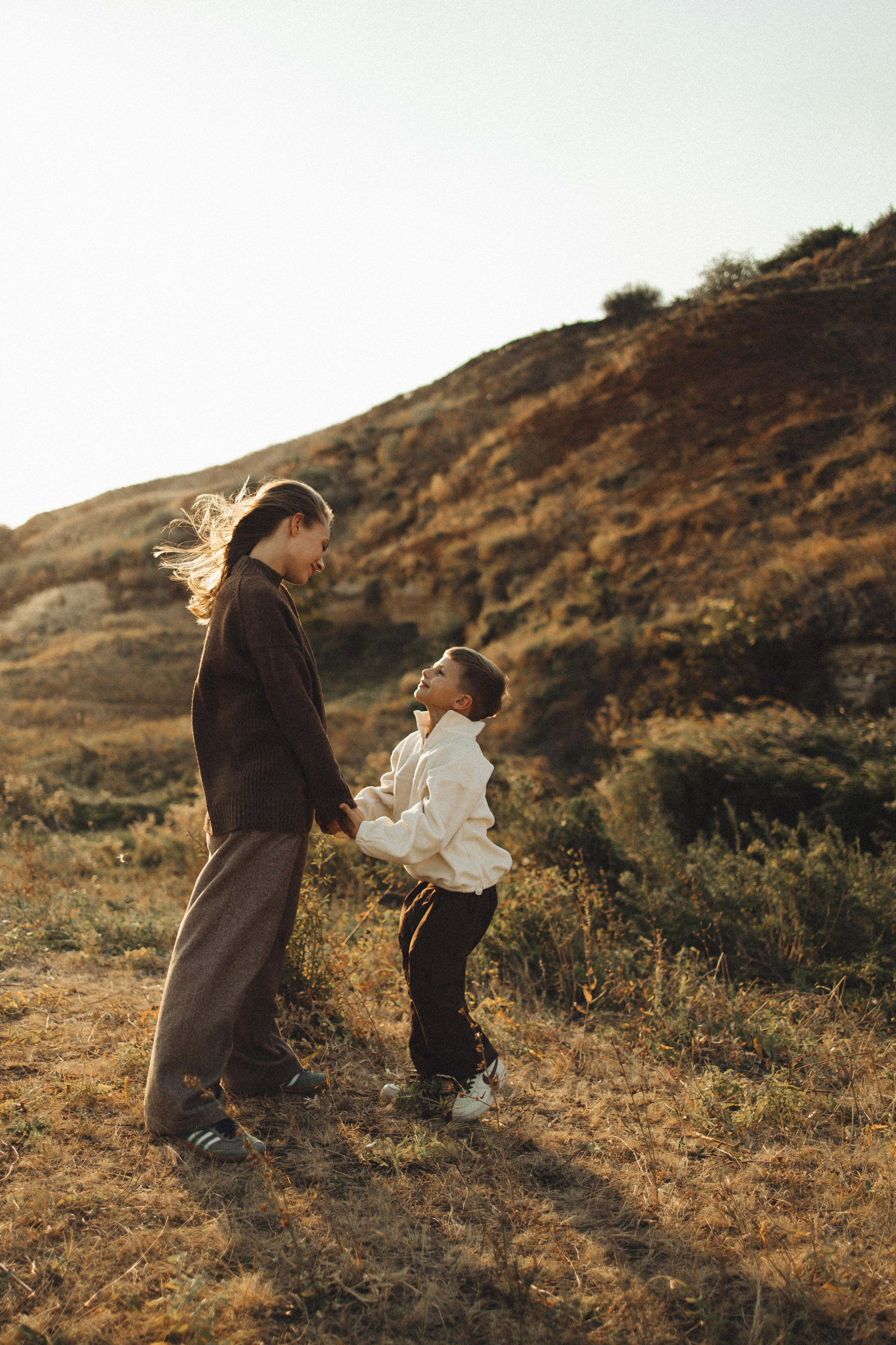 Семейная история, закат в Мержаново. Семейный и детский фотограф, таганрог, ростов-на-дону