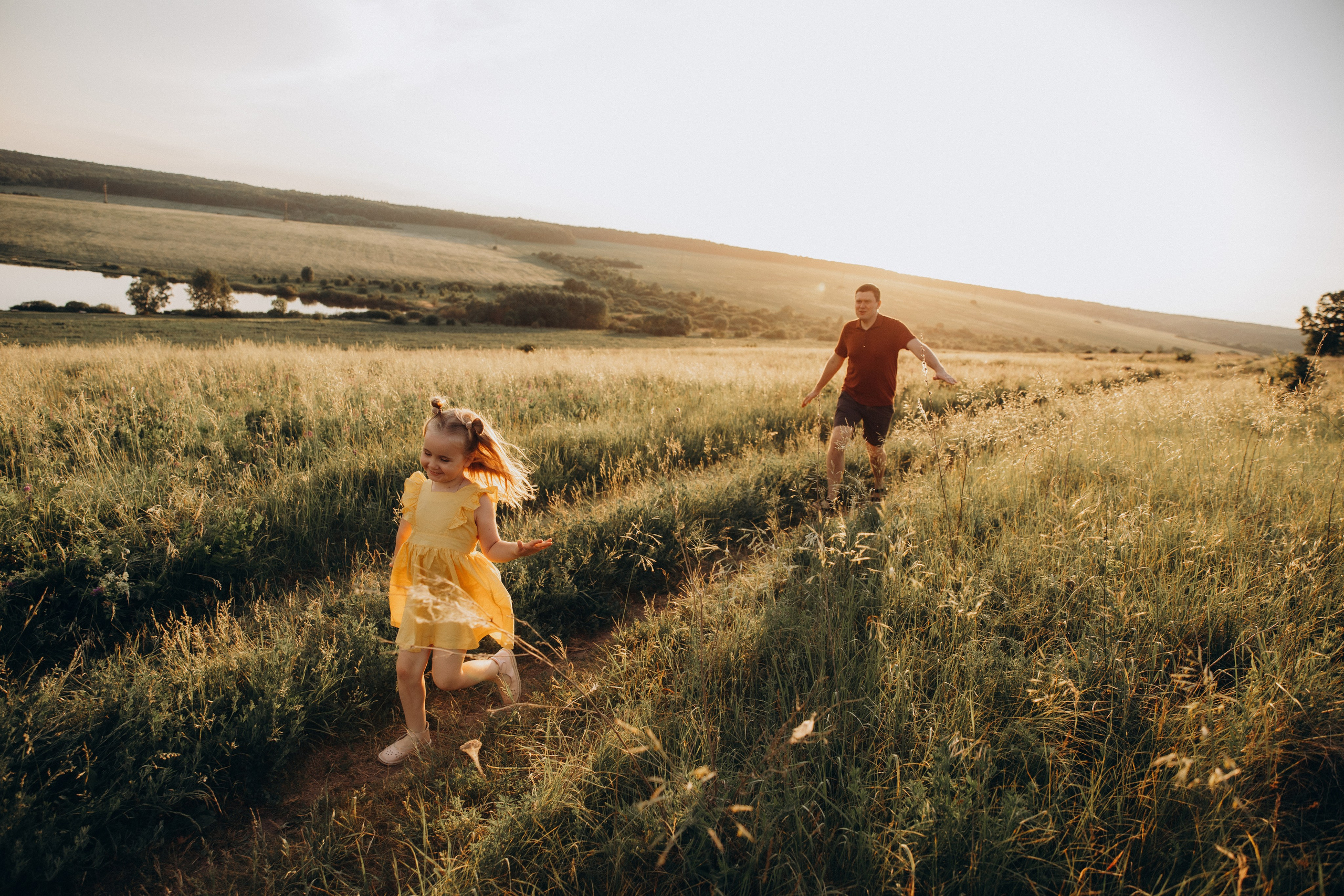 Папа и дочки. Семейный фотограф документалист в Пензе Лопатинская Татья