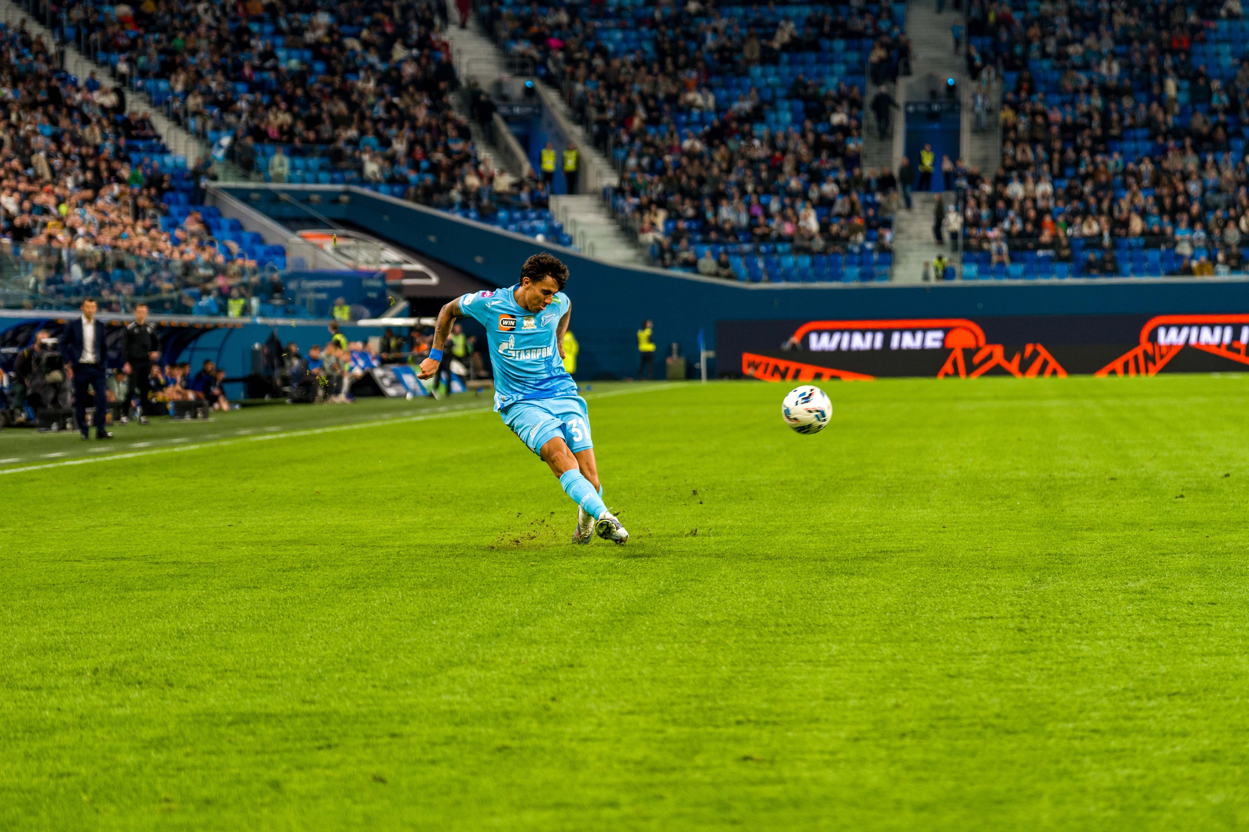 Zenit vs Baltika — RPL 2025/26 match gallery at Gazprom Arena | Anton Gauf. Sports Photographer in Saint Petersburg | Anton Hauff