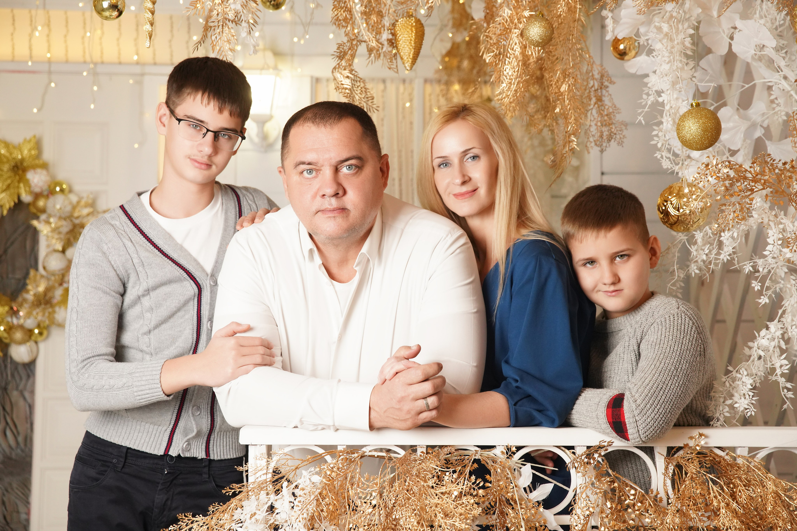 Новогодняя фотосессия. Фотограф новорожденных. Семейный и детский фотограф в городе Сургуте