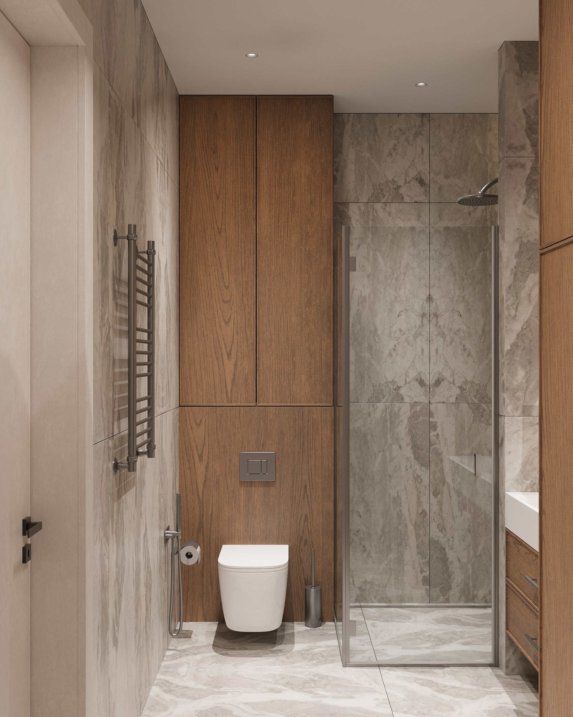 Дизайн трехкомнатной квартиры в ЖК Крыловка Парк Казань. Архитектор-дизайнер в Казани