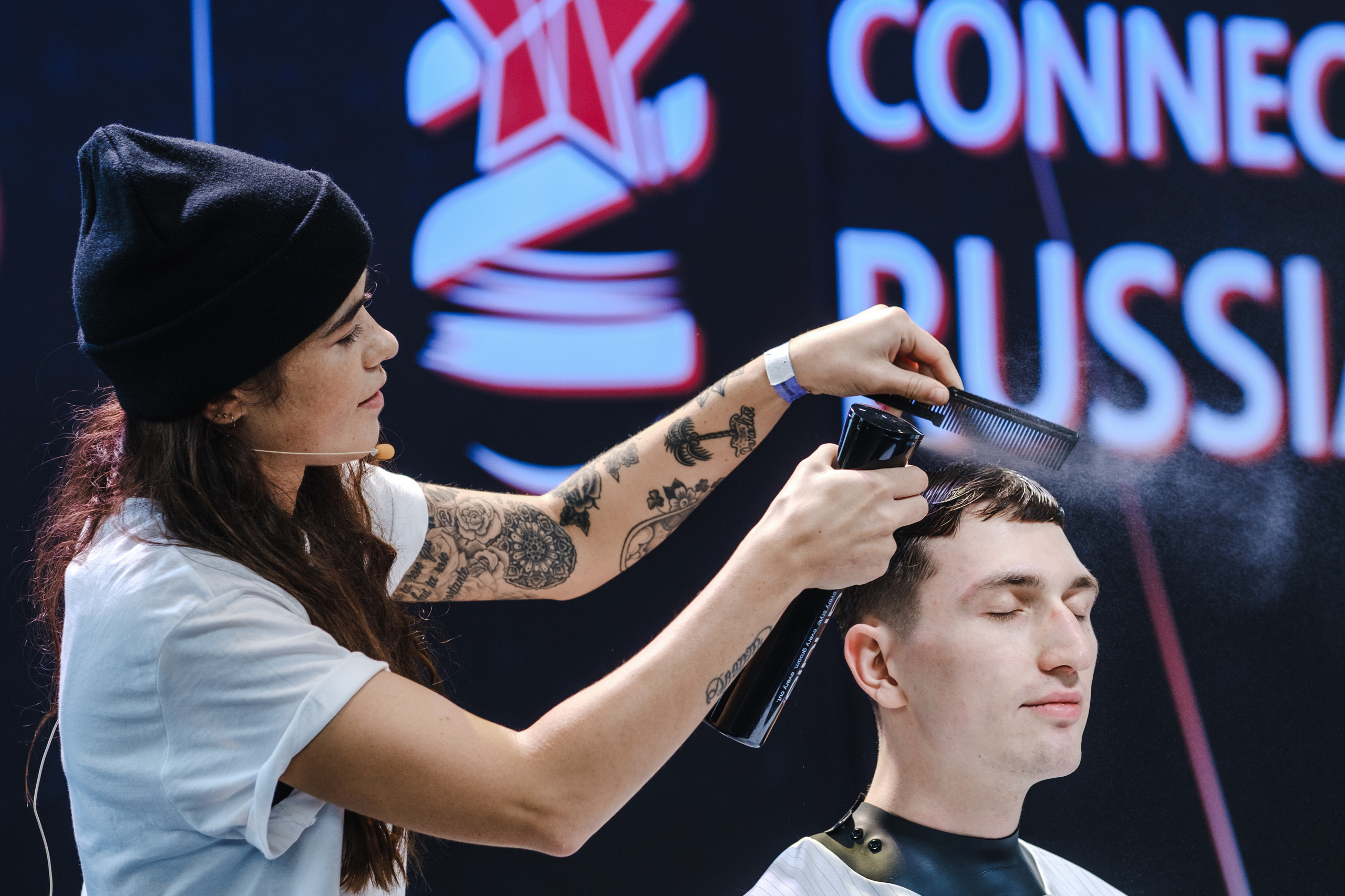 BARBER CONNECT RUSSIA выставка в сокольниках Тату и Барберы. Свадебные фотосессии в Москве. Фотограф Сергей Ржевский