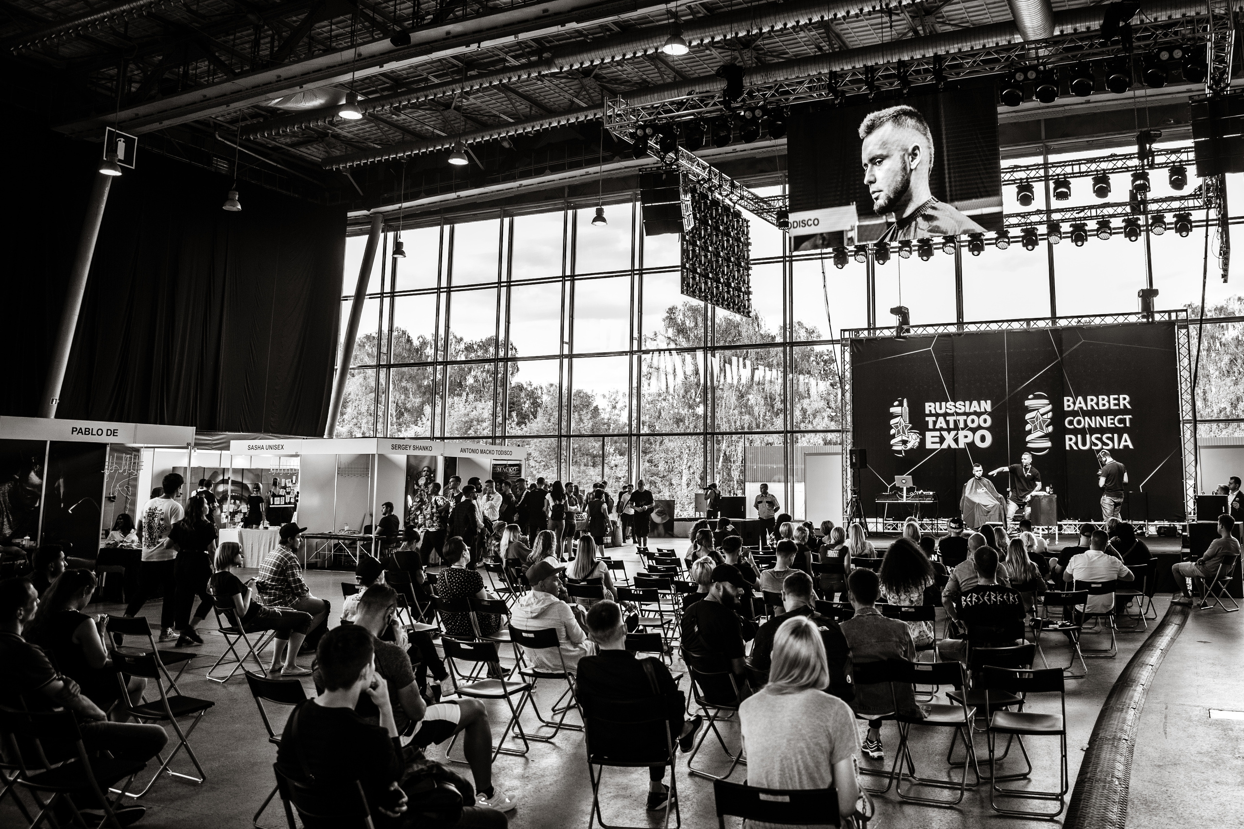 BARBER CONNECT RUSSIA выставка в сокольниках Тату и Барберы. Свадебные фотосессии в Москве. Фотограф Сергей Ржевский