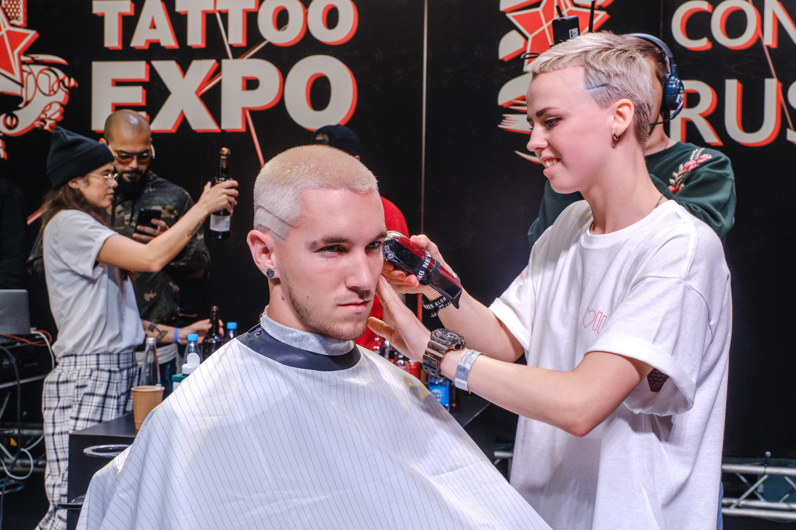 BARBER CONNECT RUSSIA выставка в сокольниках Тату и Барберы. Свадебные фотосессии в Москве. Фотограф Сергей Ржевский