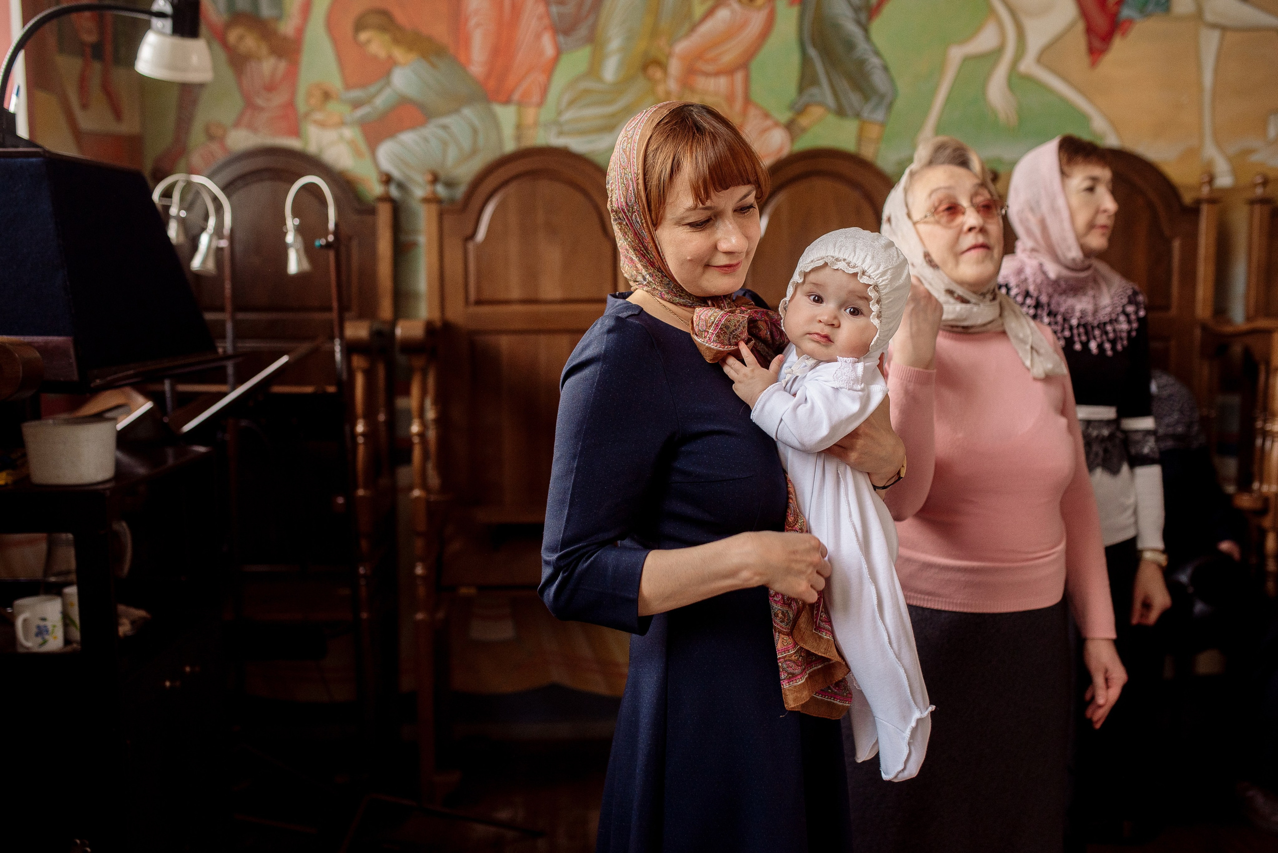 Крещение Алисы. Фотограф Мария Стрелкова