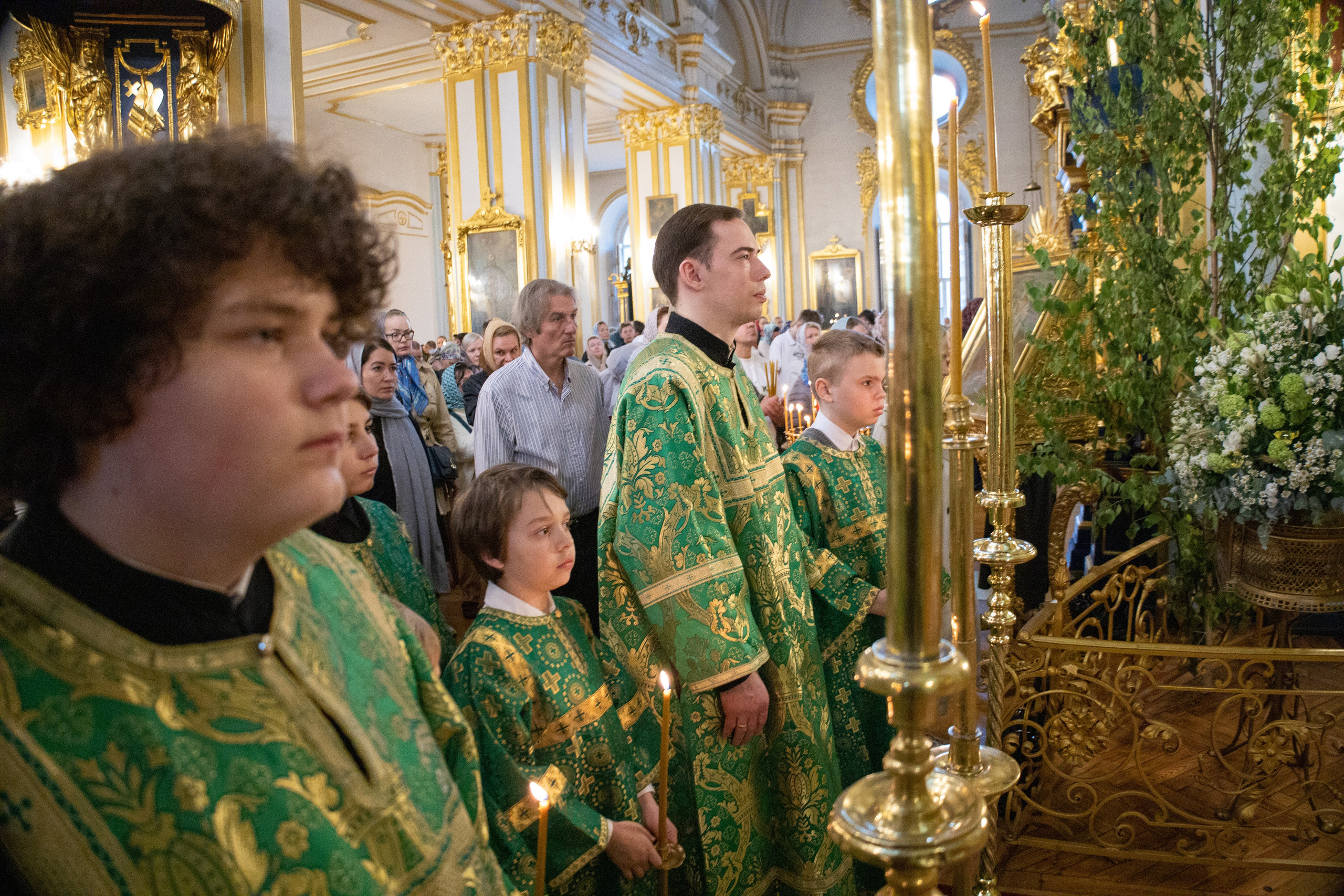 ДЕНЬ СВЯТОЙ ТРОИЦЫ. ПЯТИДЕСЯТНИЦА. НИКОЛО-БОГОЯВЛЕНСКИЙ МОРСКОЙ СОБОР