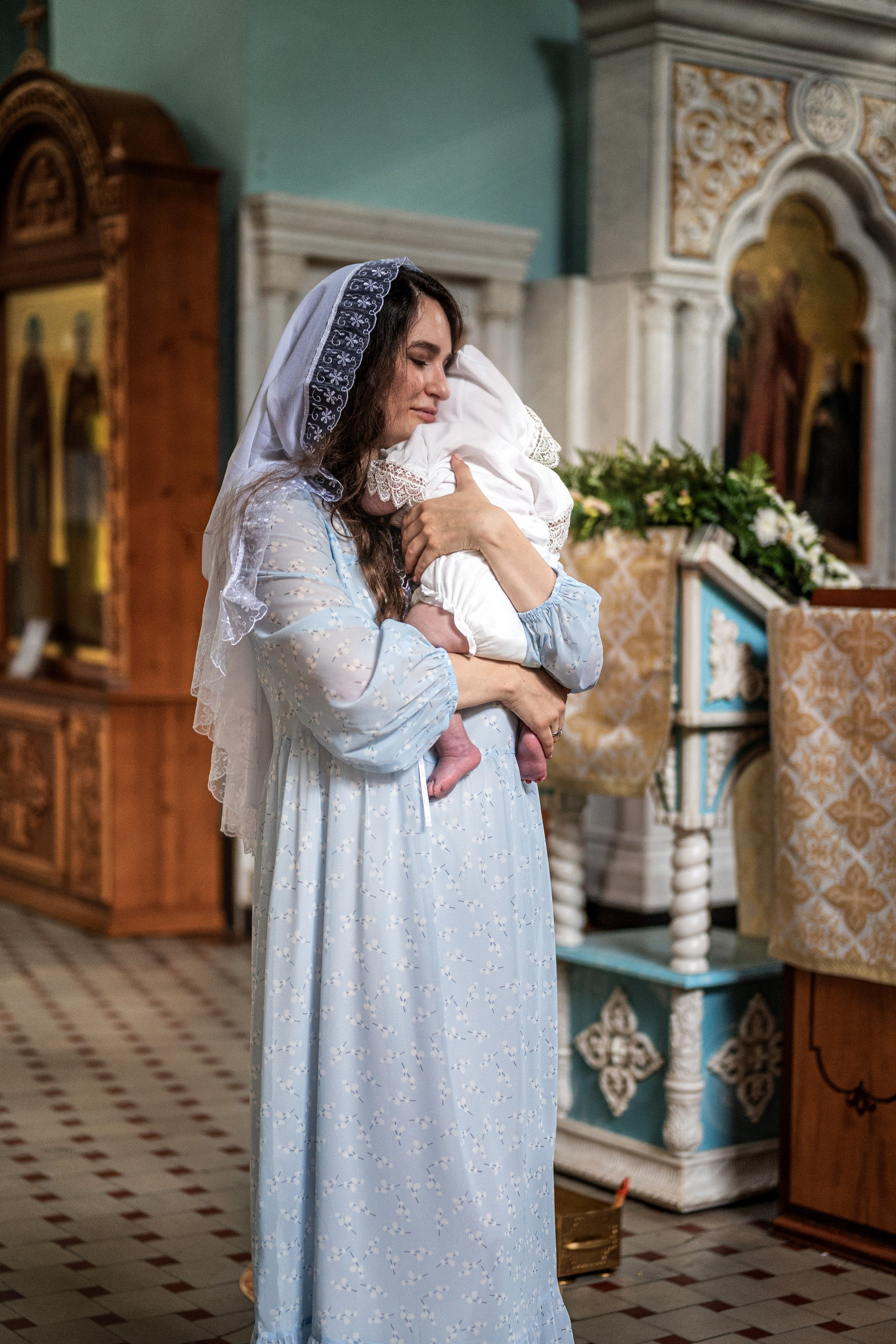 Крещение Анна. Семейный и детский фотограф Москва