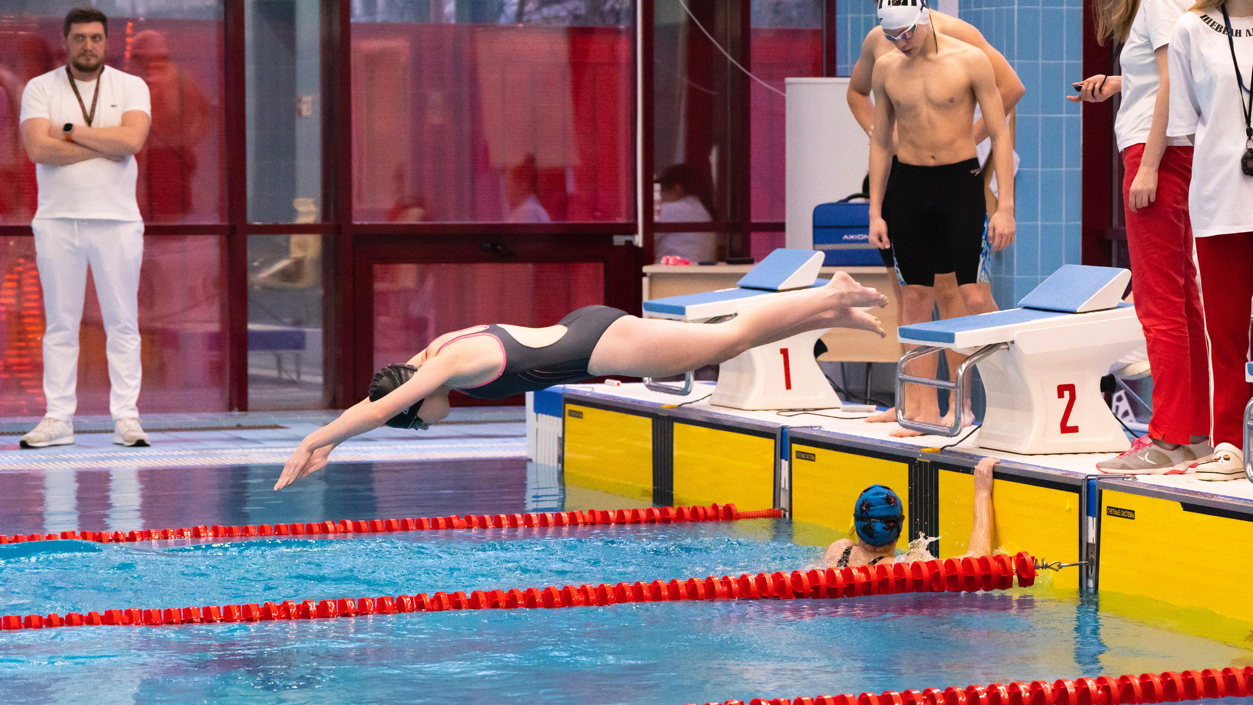 Открытый новогодний турнир по плаванию «Сила воды», 2025. Фотограф и видеооператор Екатерина Гнатюк