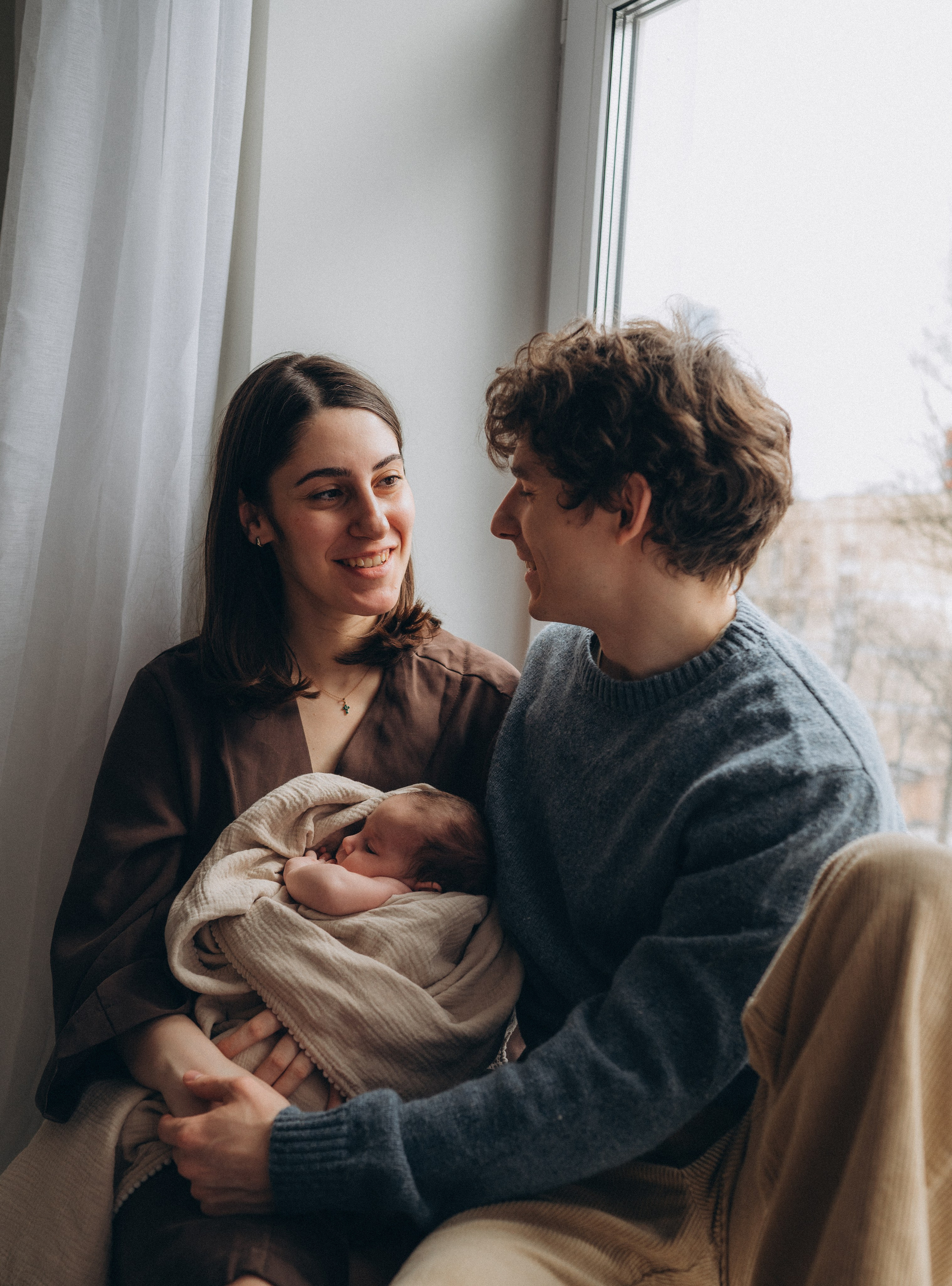 Иван, Таня и малышка. Семейный фотограф Юлия Власова