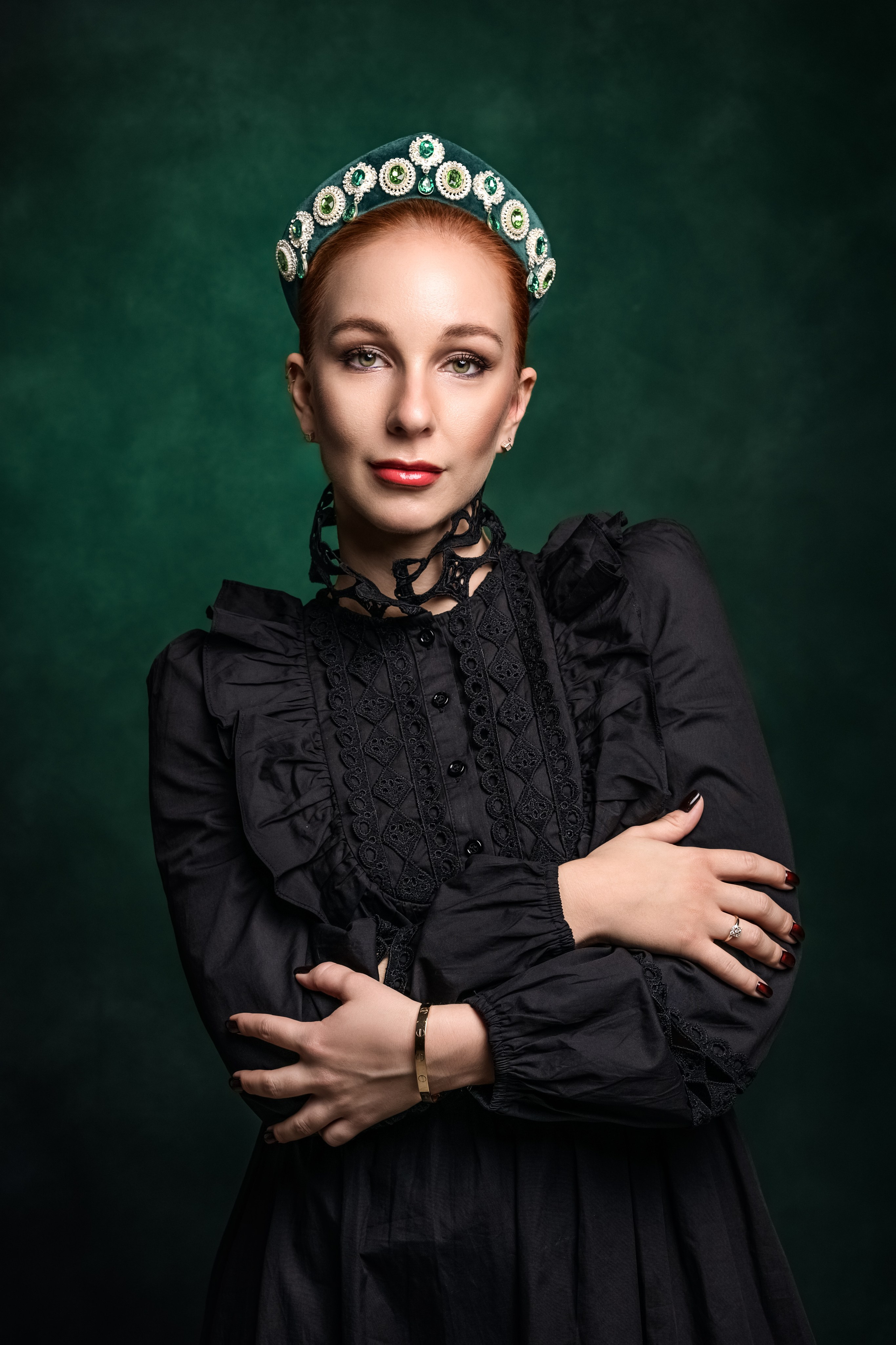 Студийная фотосессия в русском стиле для Веры. Фотограф Симферополь Крым Ольга Топоривская