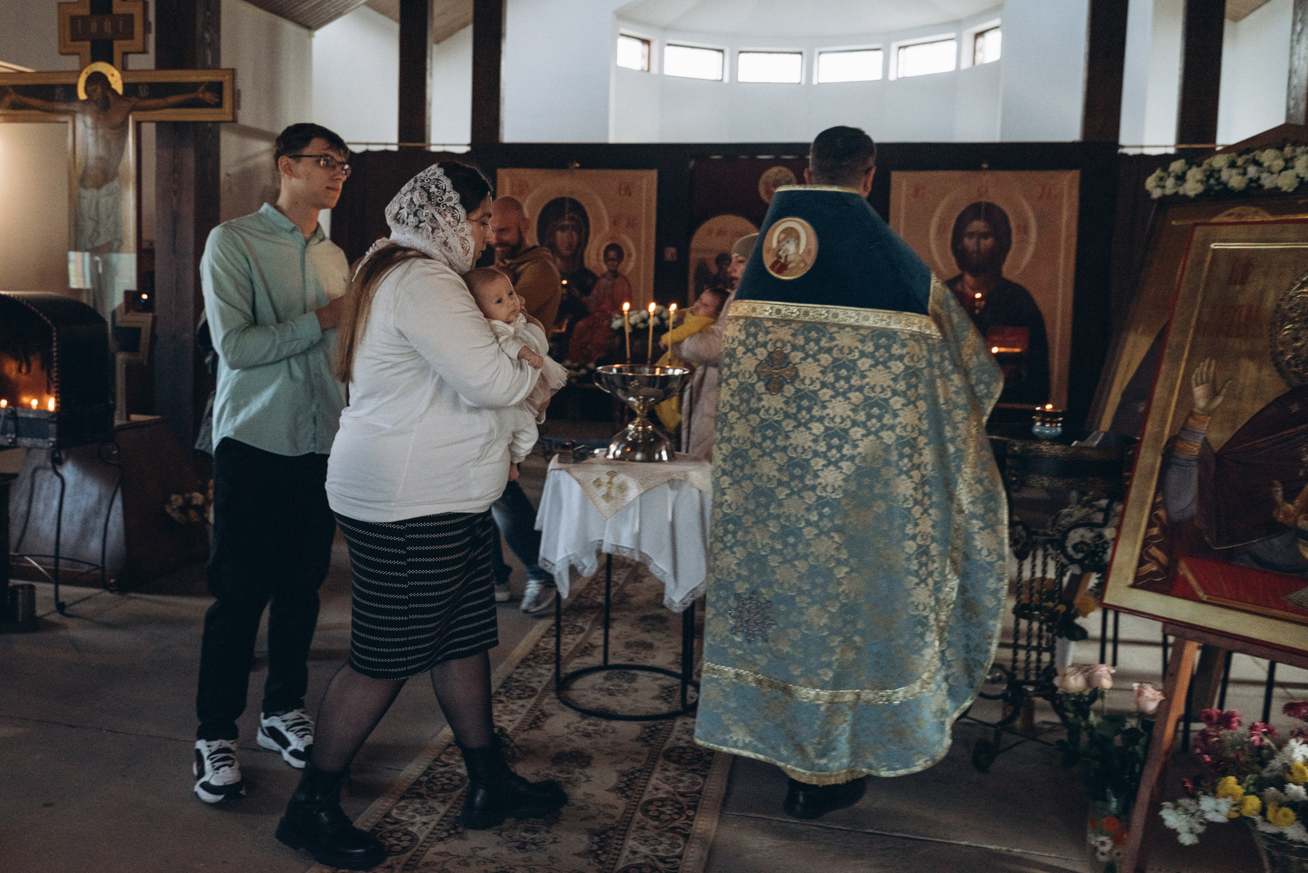 Крещение маленькой Верочки. Семейный фотограф в Минске Дарья Дреко