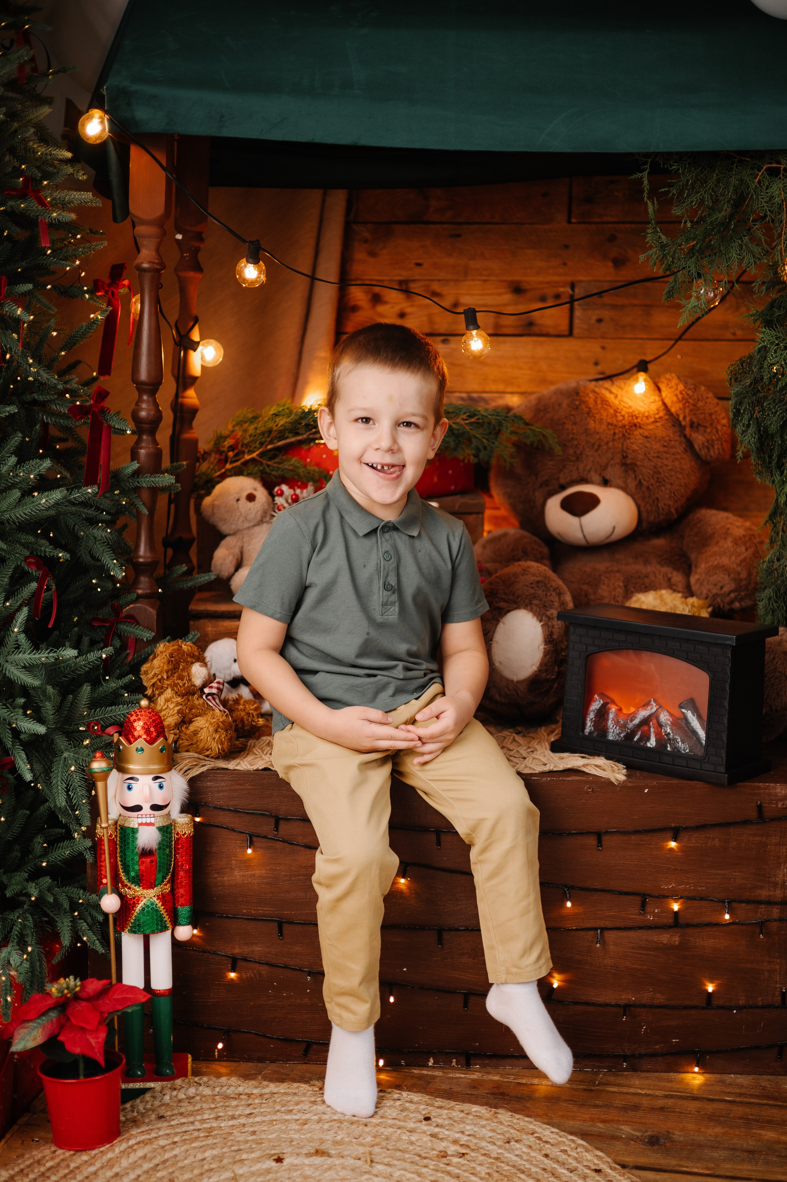 Новогодние съемки в студии Молоко в Туапсе Фотопроекты. Фотограф новорожденных и семей Туапсе Краснодарский край Анна Альтман