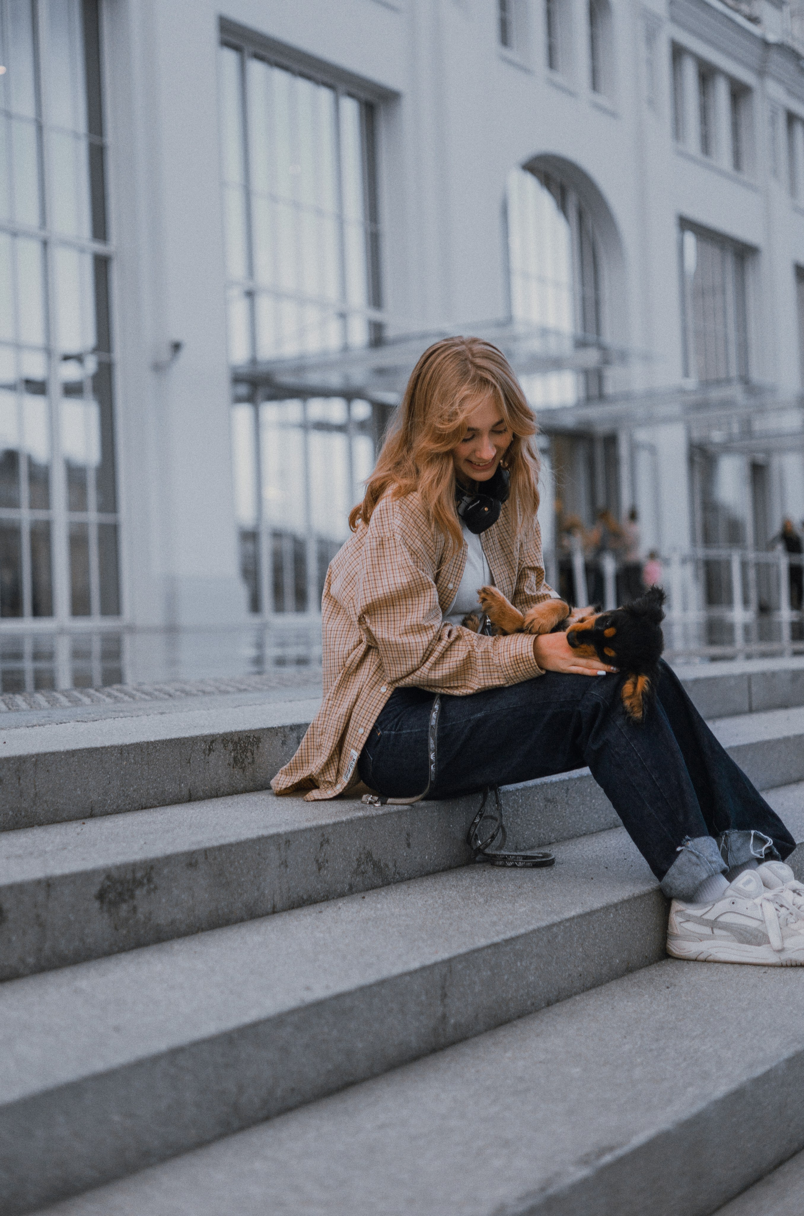 Аня и Ривер. Фотограф-анималист Богданова Полина